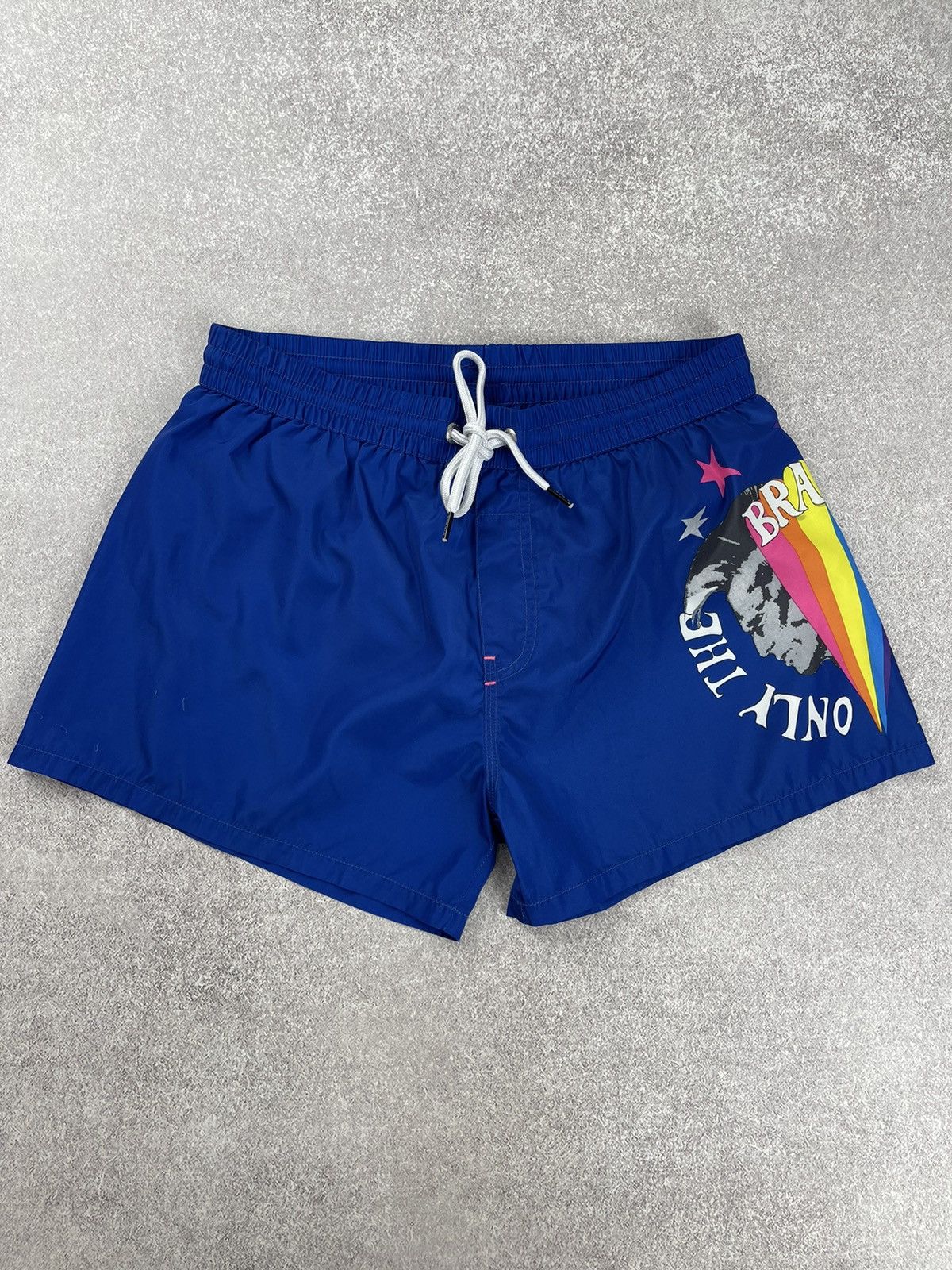 Diesel Diesel Beachwear Blue Nylon Shorts Size M Size US 32 / EU 48 - 1 Thumbnail
