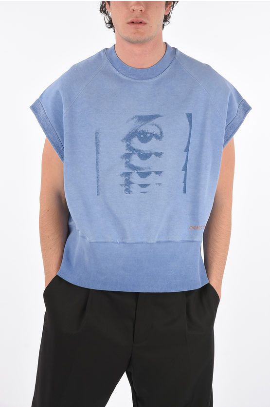 OAMC o1y0225 Logo Crewneck Sweatshirt in Blue Size US M / EU 48-50 / 2 - 1 Thumbnail