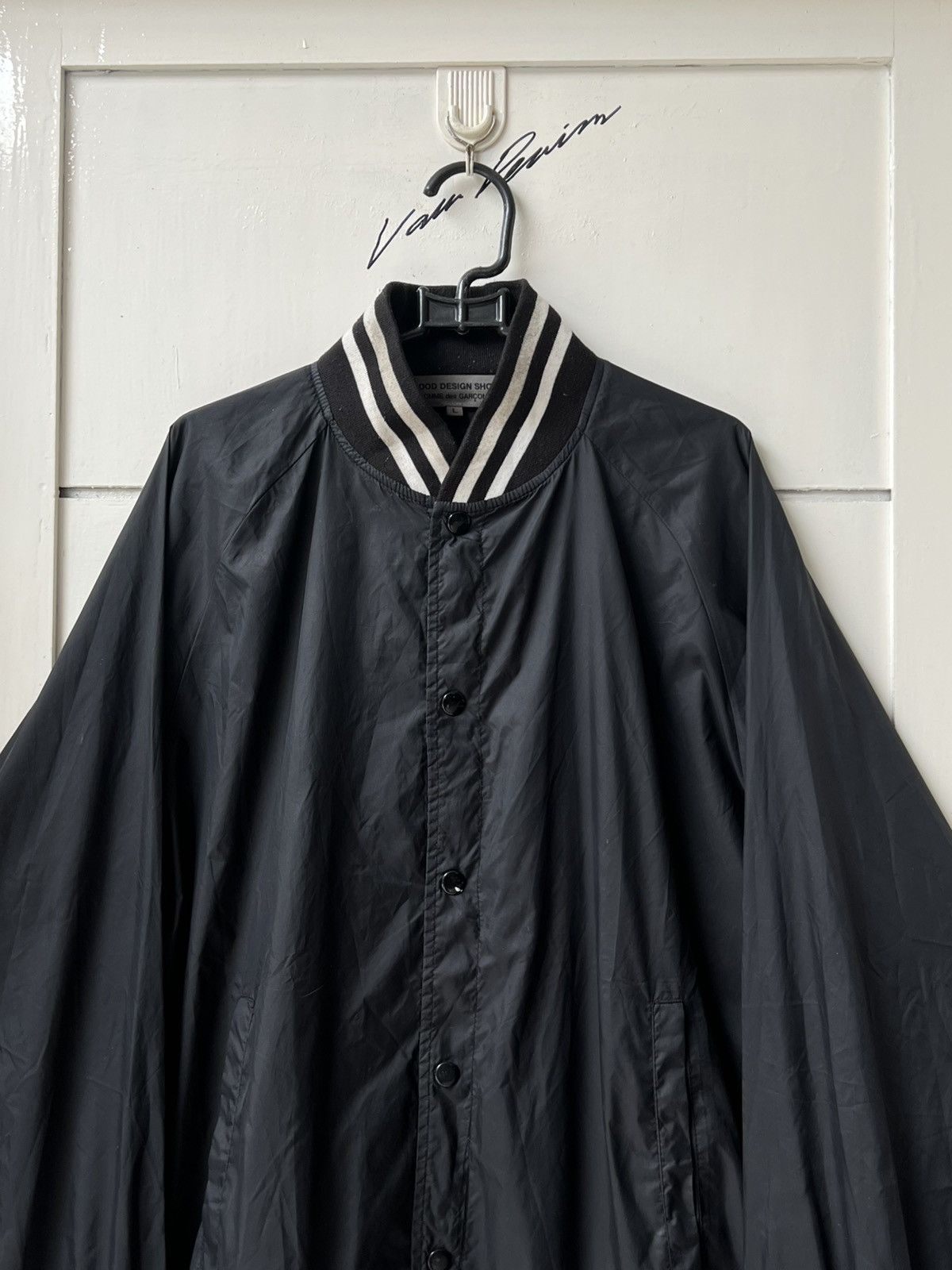 Comme des Garcons CDG COMME des GARCONS Black Varsity Jacket Size US L / EU 52-54 / 3 - 2 Thumbnail