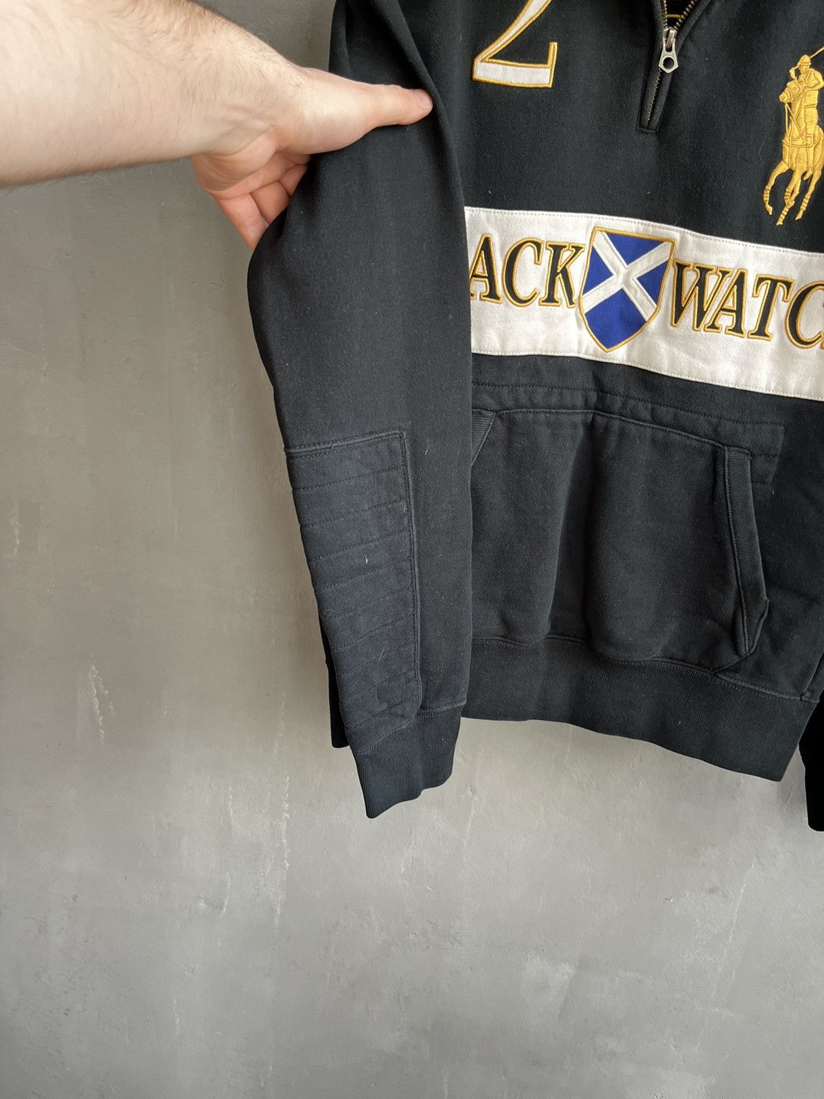 Polo Ralph Lauren × Ralph Lauren × Vintage Black watch Ralph Lauren vintage zip sweatshirt Size US S / EU 44-46 / 1 - 5 Thumbnail