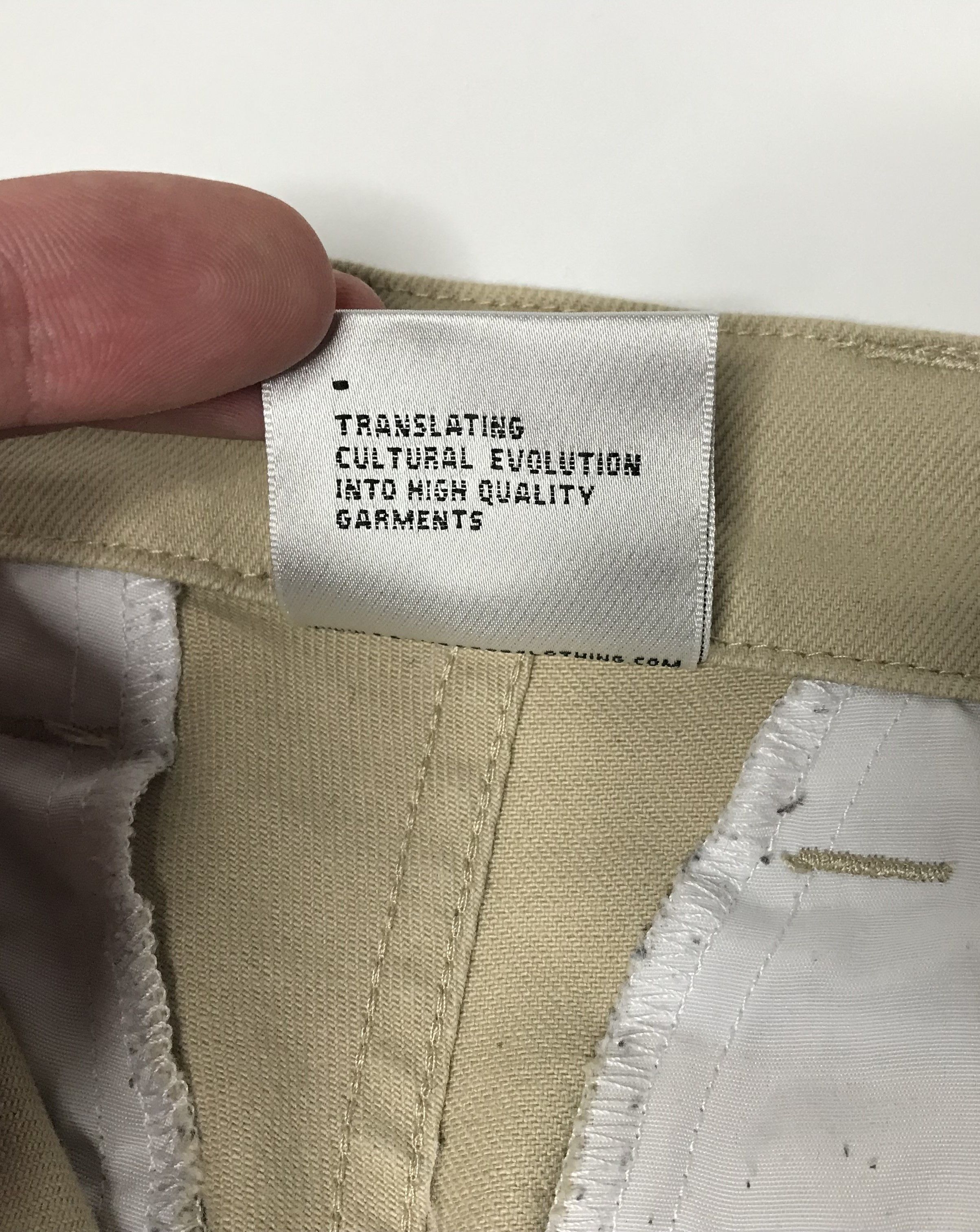 Daily Paper Daily Paper Mens Chinos Pant Cotton Beige Size US 28 / EU 44 - 9 Thumbnail