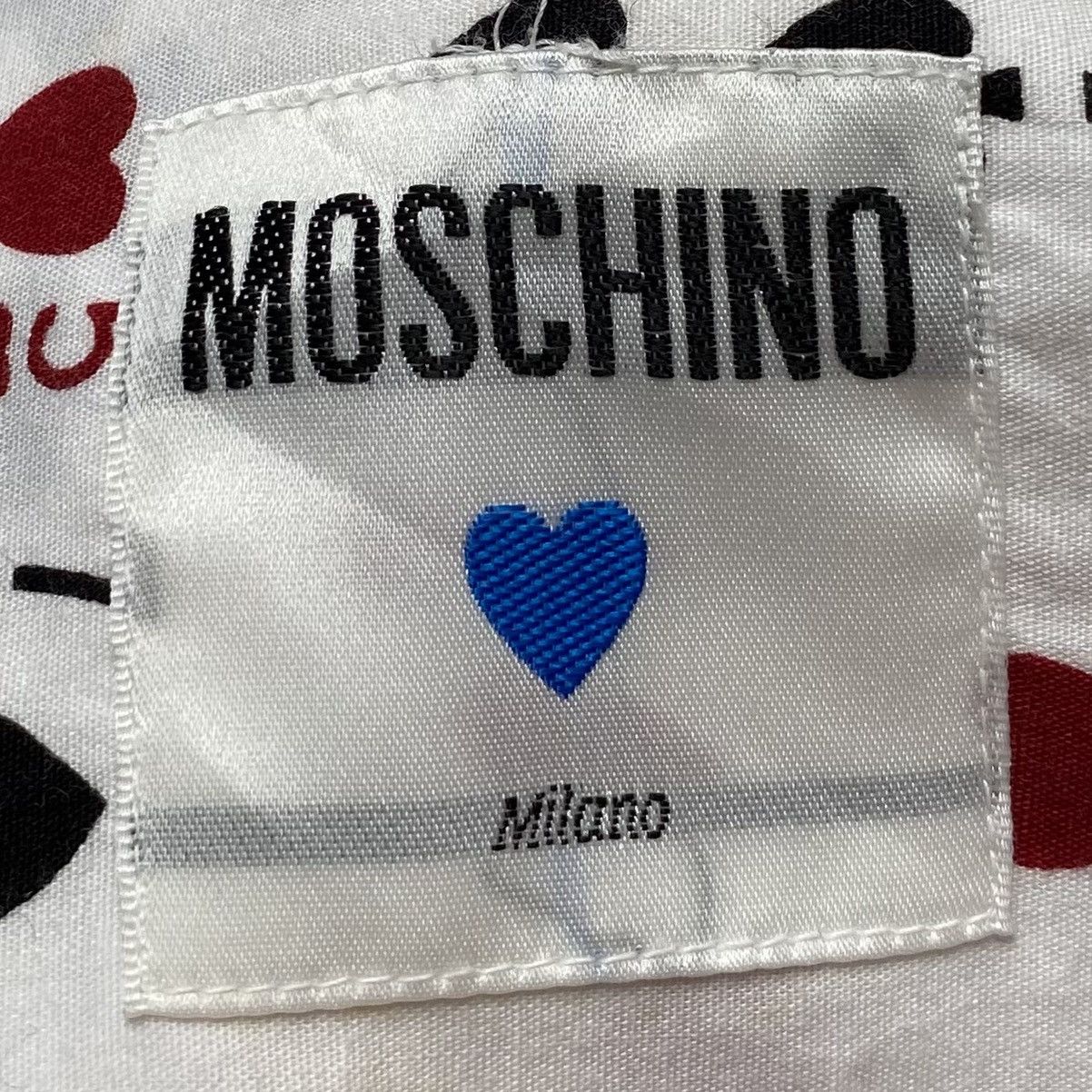 Moschino × Vintage Vintage Brand Moschino Full Print Zipper Shirt 1990s Size US M / EU 48-50 / 2 - 10 Thumbnail