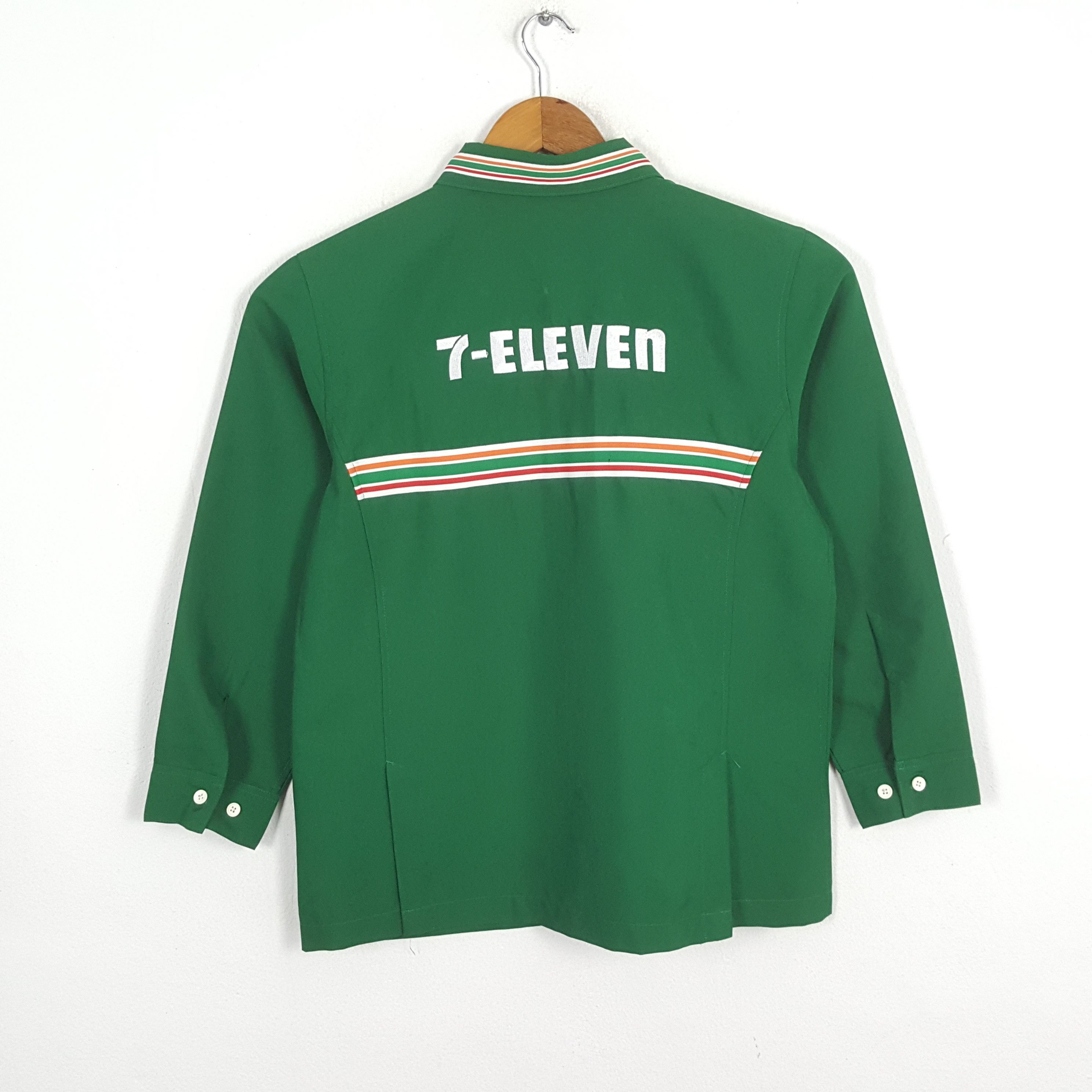 Japanese Brand × Vintage Vintage 7-ELEVEn Japanese Workers Uniform Shirt Jacket Size US M / EU 48-50 / 2 - 1 Thumbnail