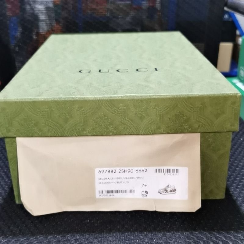 Gucci Gucci Vintage Leather Low-Top Sneakers for Men - Size US 8 / EU 41 - 6 Thumbnail