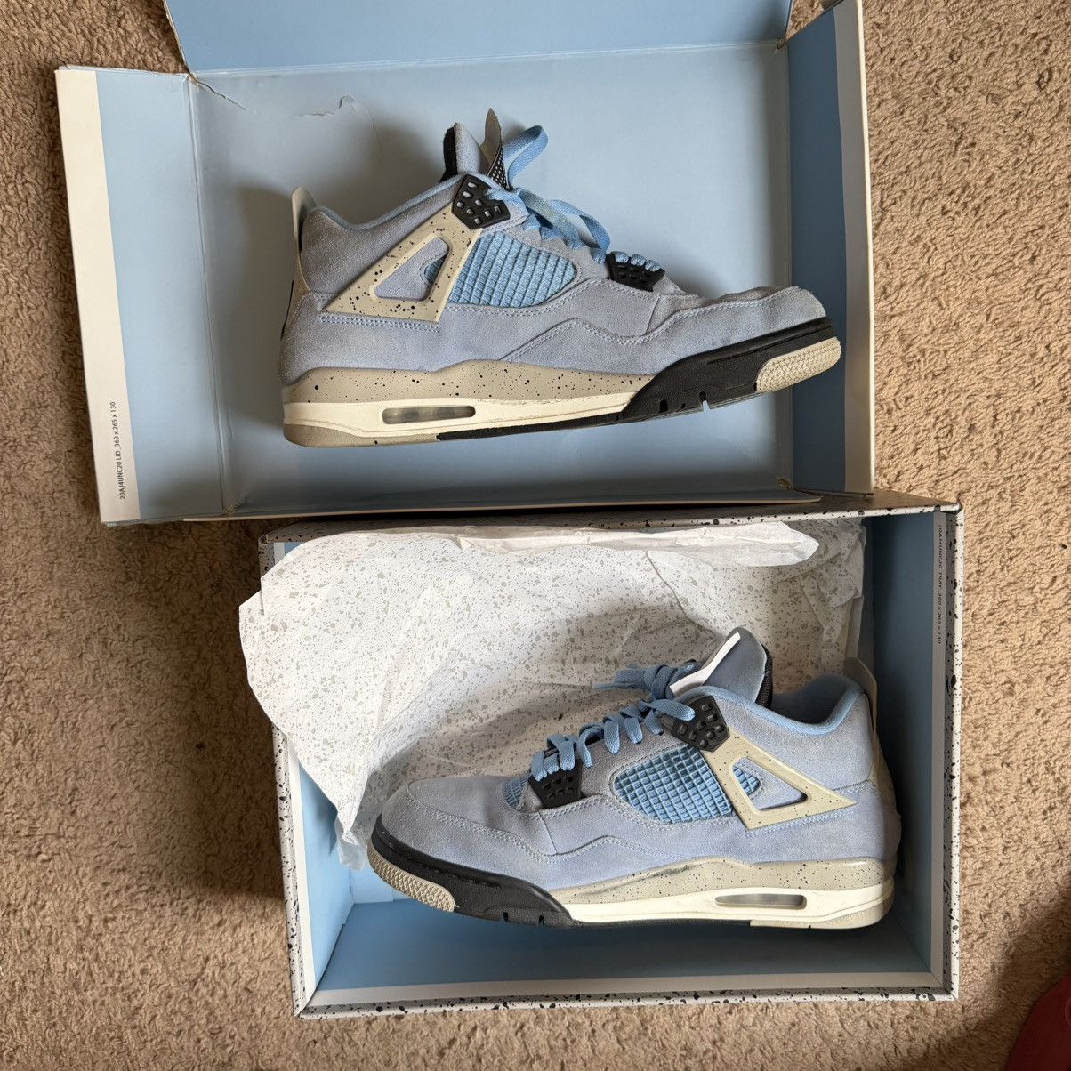Jordan Brand Jordan 4 Retro University Blue Size US 13 / EU 46 - 2 Thumbnail