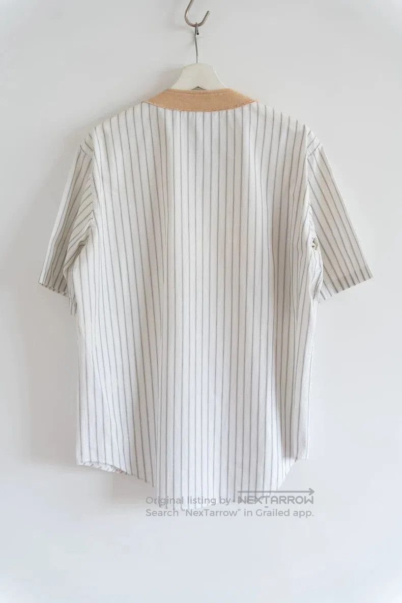 Yohji Yamamoto Yohji Yamamoto 06ss Striped Short Sleeve Shirt Size US M / EU 48-50 / 2 - 2 Thumbnail