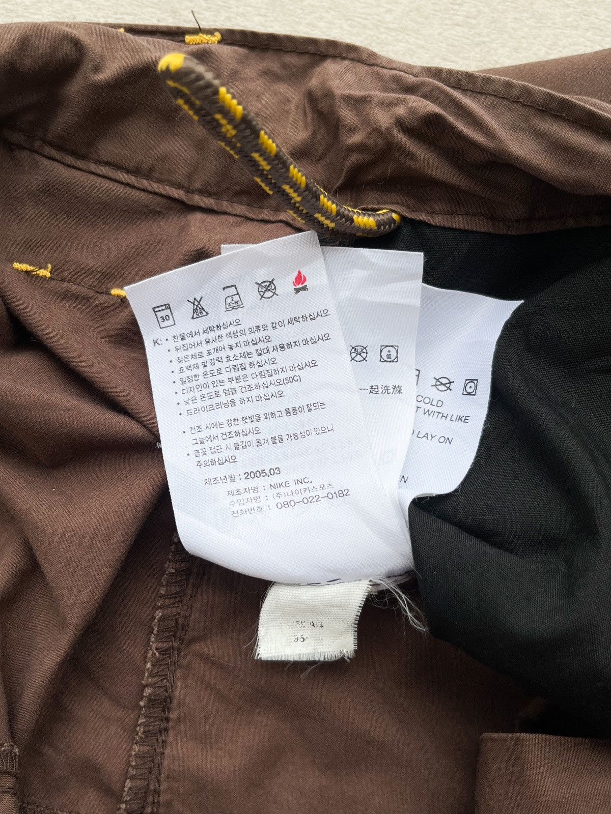 Nike Vtg Nike 1972 Liga oficial do pais wide leg cargo pants Size US 36 / EU 52 - 22 Thumbnail