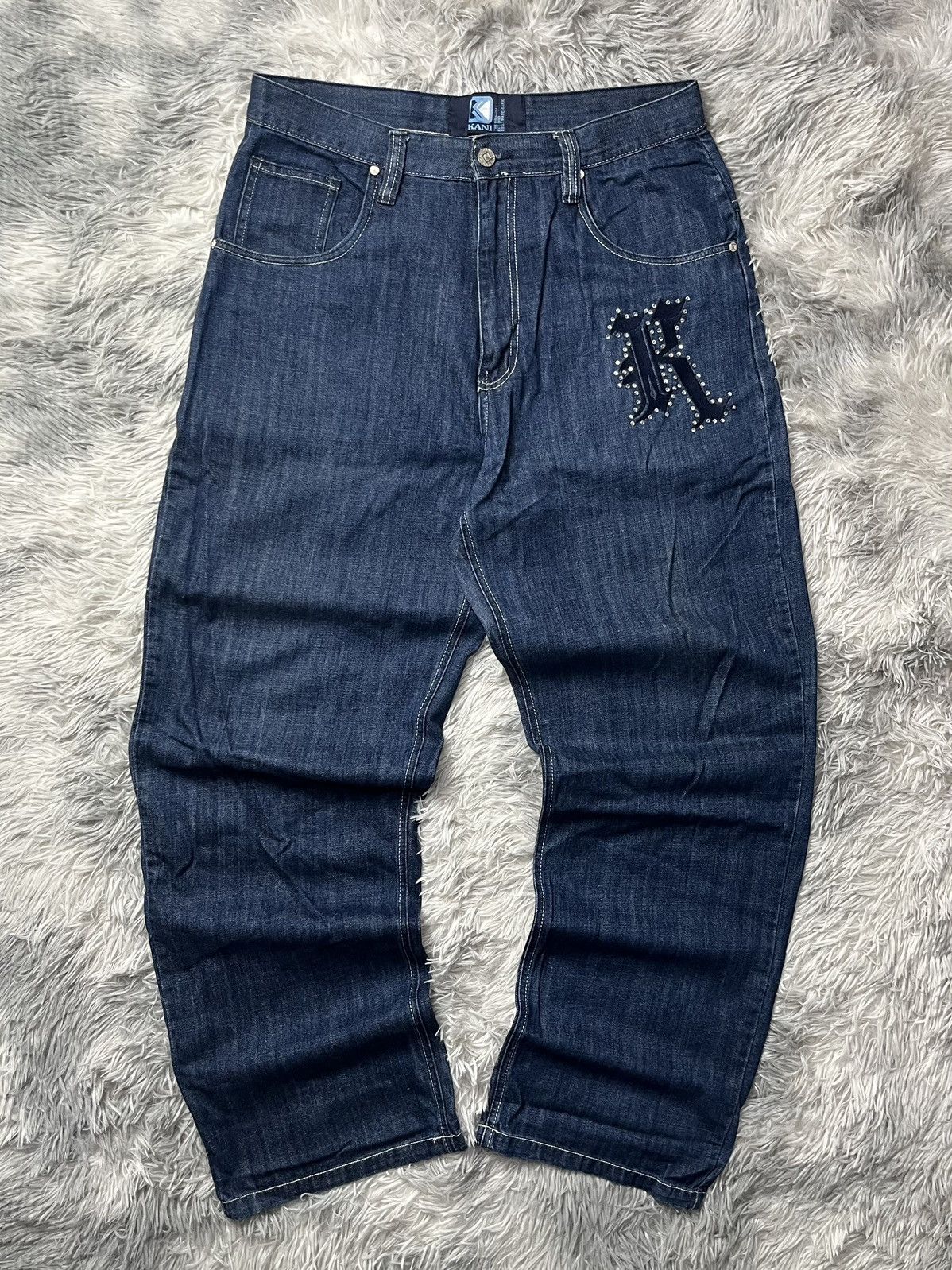 Karl Kani Vintage Karl kani jeans big logo Size US 36 / EU 52 - 3 Thumbnail