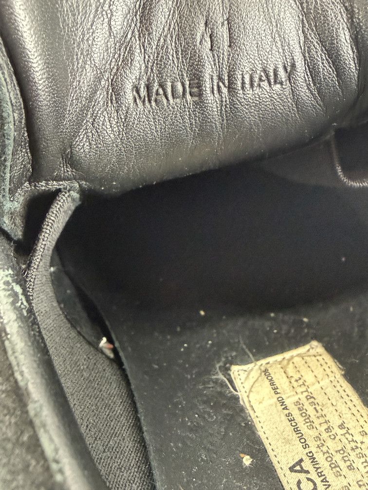 Maison Margiela GAT Low Black Velvet Size US 8 / EU 41 - 7 Thumbnail