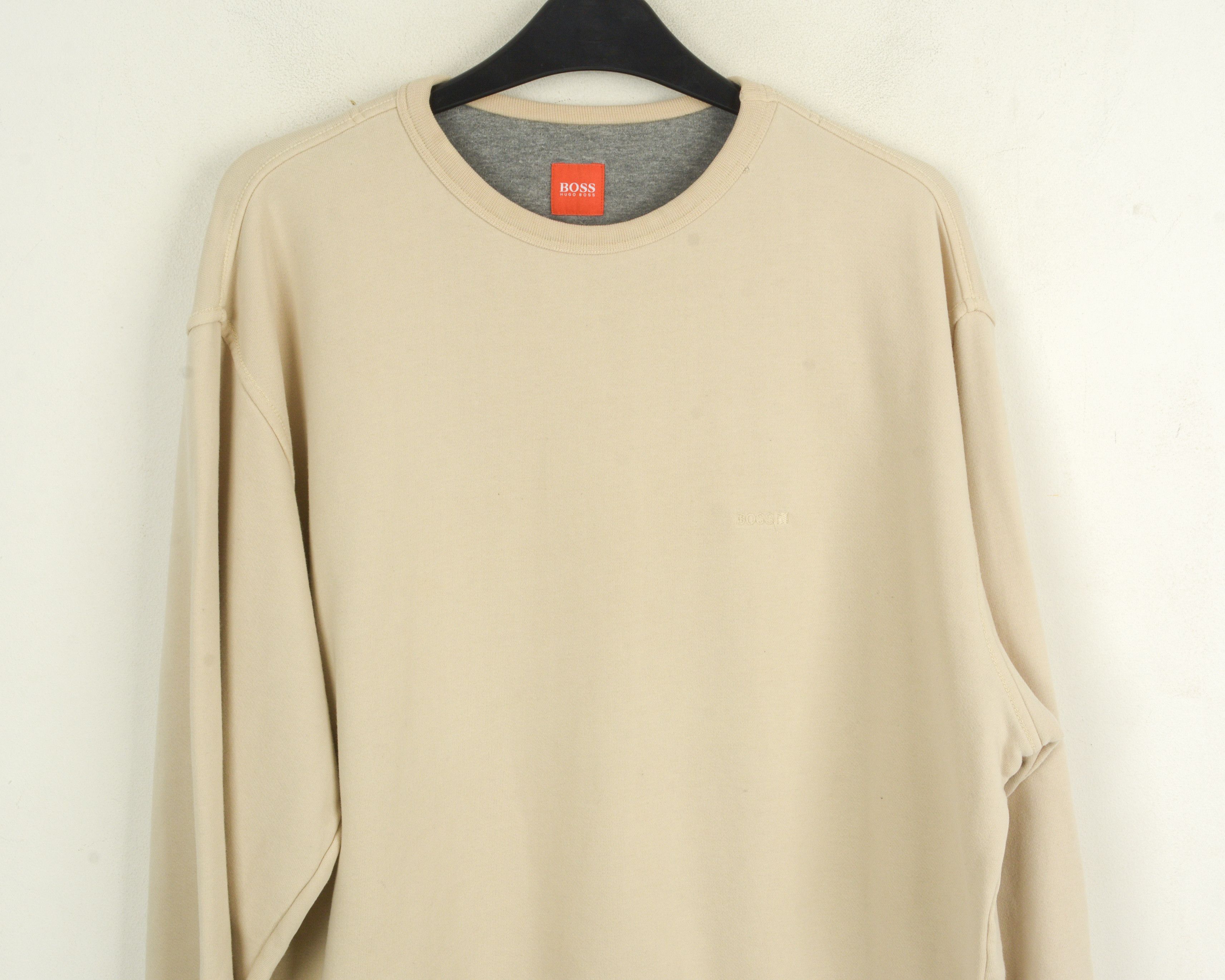 Hugo Boss Orange Mens S Crew Neck Pullover Sweater Cotton Sweatshirt Size US S / EU 44-46 / 1 - 3 Thumbnail