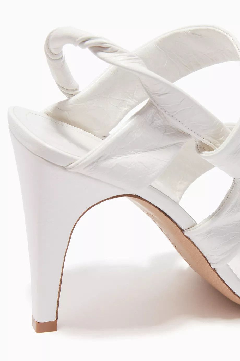 Bottega Veneta o1y0725 Slingback Pumps in White Size US 10 / IT 40 - 4 Thumbnail