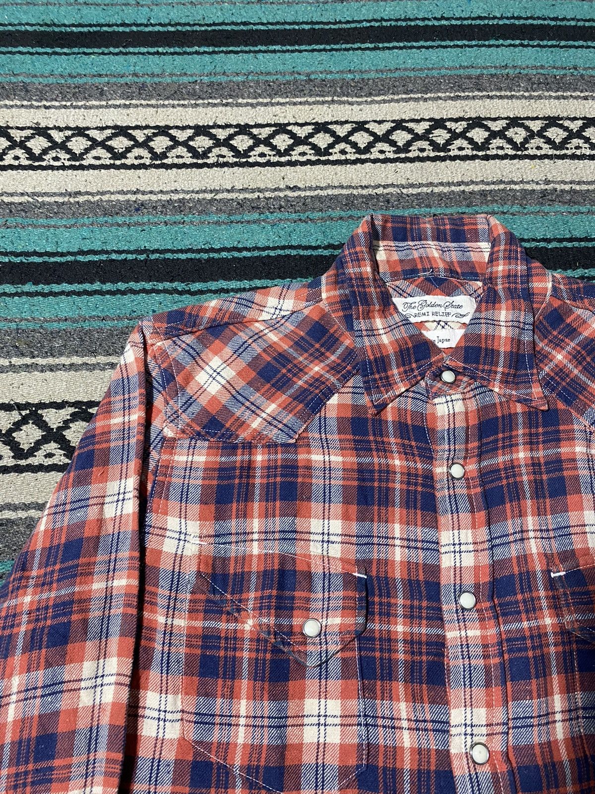 Remi Relief Remi Relief Plaid Western Shirt Size US M / EU 48-50 / 2 - 3 Thumbnail