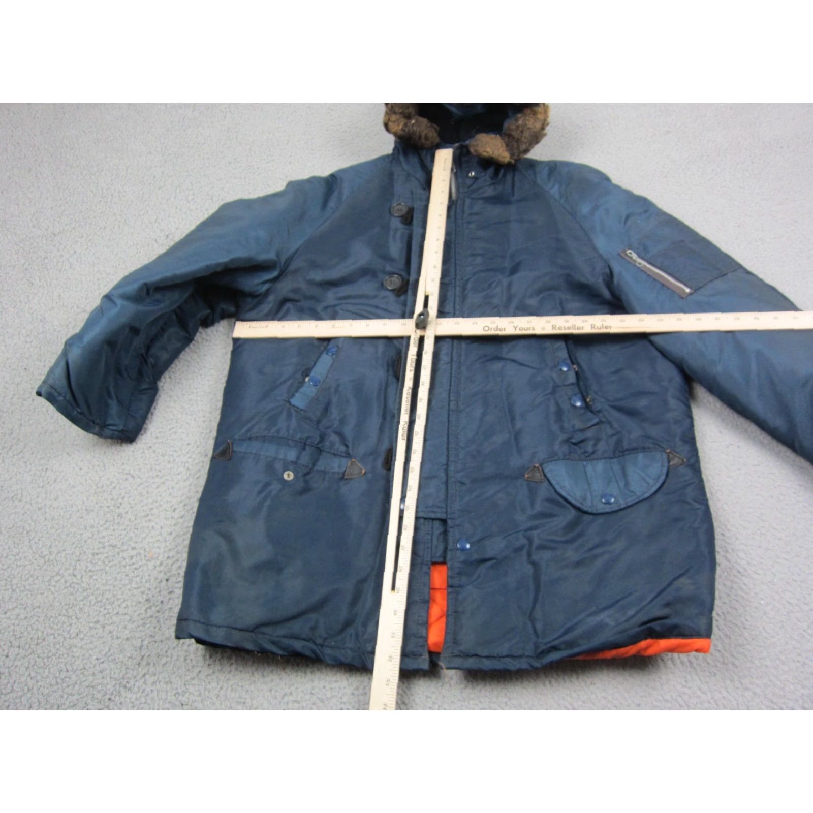 Vintage VINTAGE Parka Jacket Mens XL Blue Nylon Canvas Hood 90s Logo Workwear Winter Size US XL / EU 56 / 4 - 6 Thumbnail