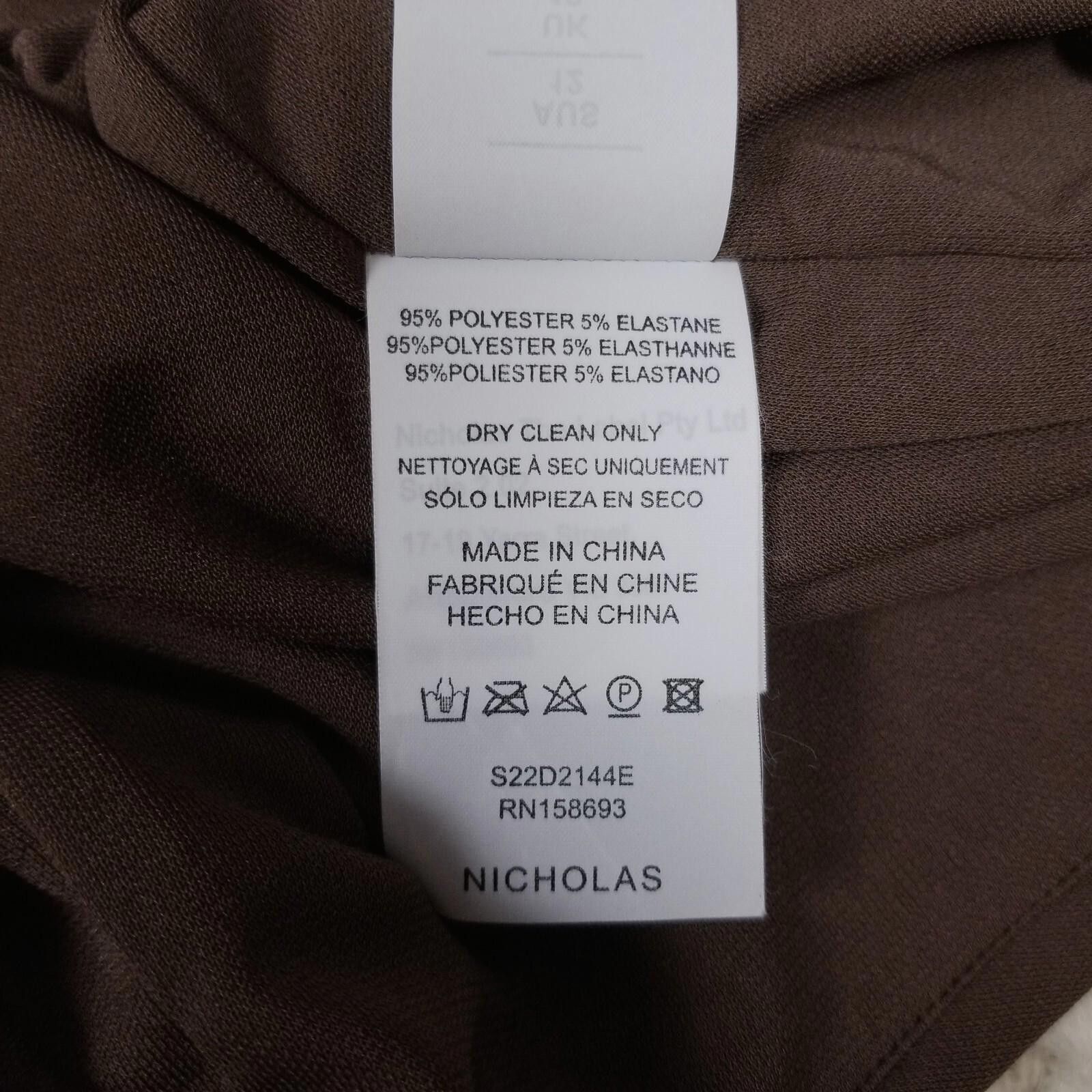 NICHOLAS NWT Nicholas Perta Dress Mocha Brown Sz 8 Size M / US 6-8 / IT 42-44 - 12 Thumbnail