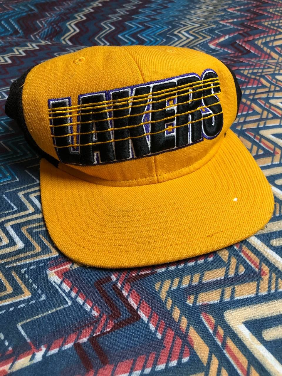 Mitchell & Ness × Vintage Los Angeles Lakers Mitchell & Ness Hat Snapback Cap Size ONE SIZE - 6 Thumbnail