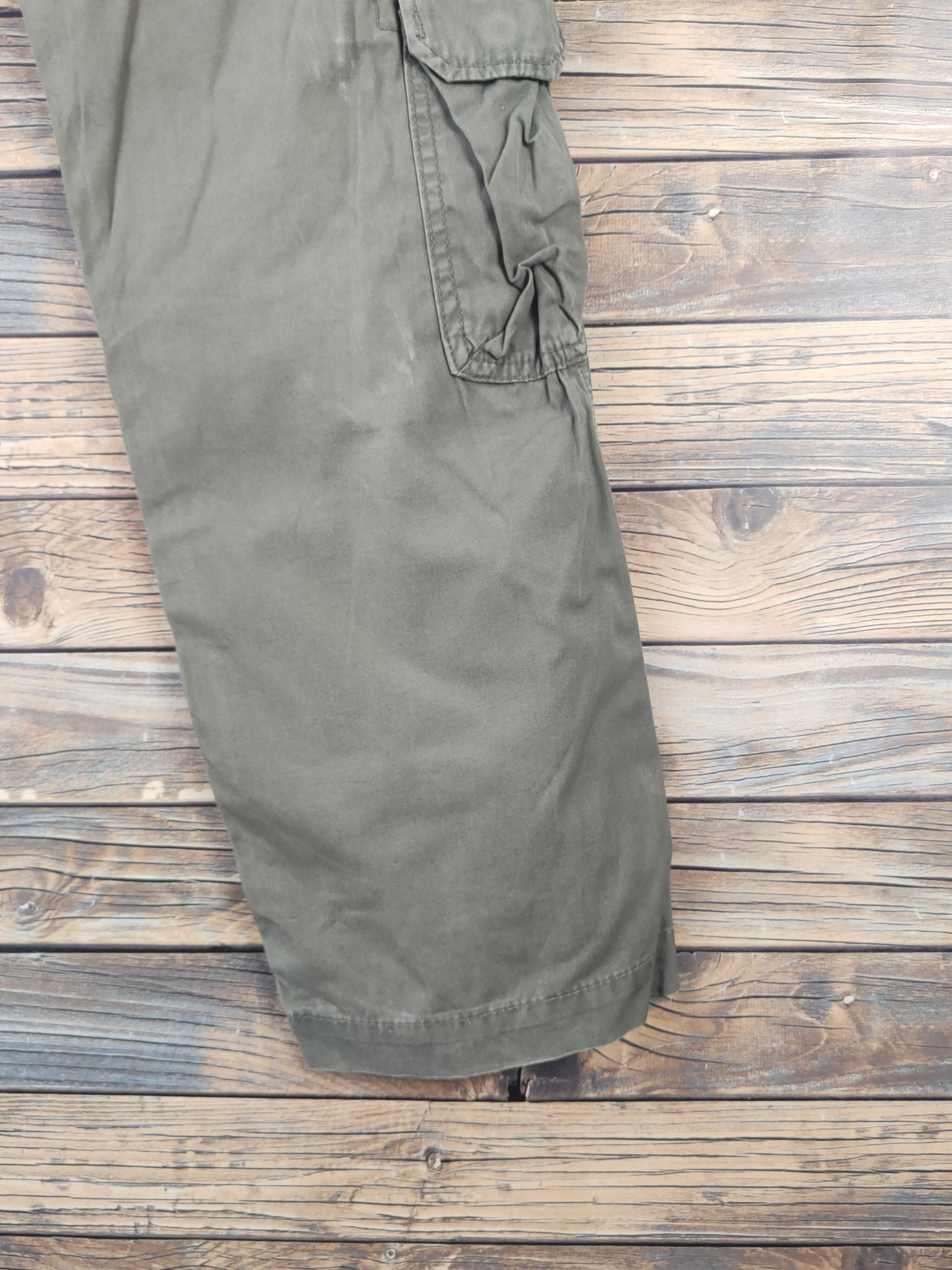 Alpha Industries DL Alpha Industries Olive Multipocket Cargo Pants #1865 Size US 28 / EU 44 - 13 Thumbnail