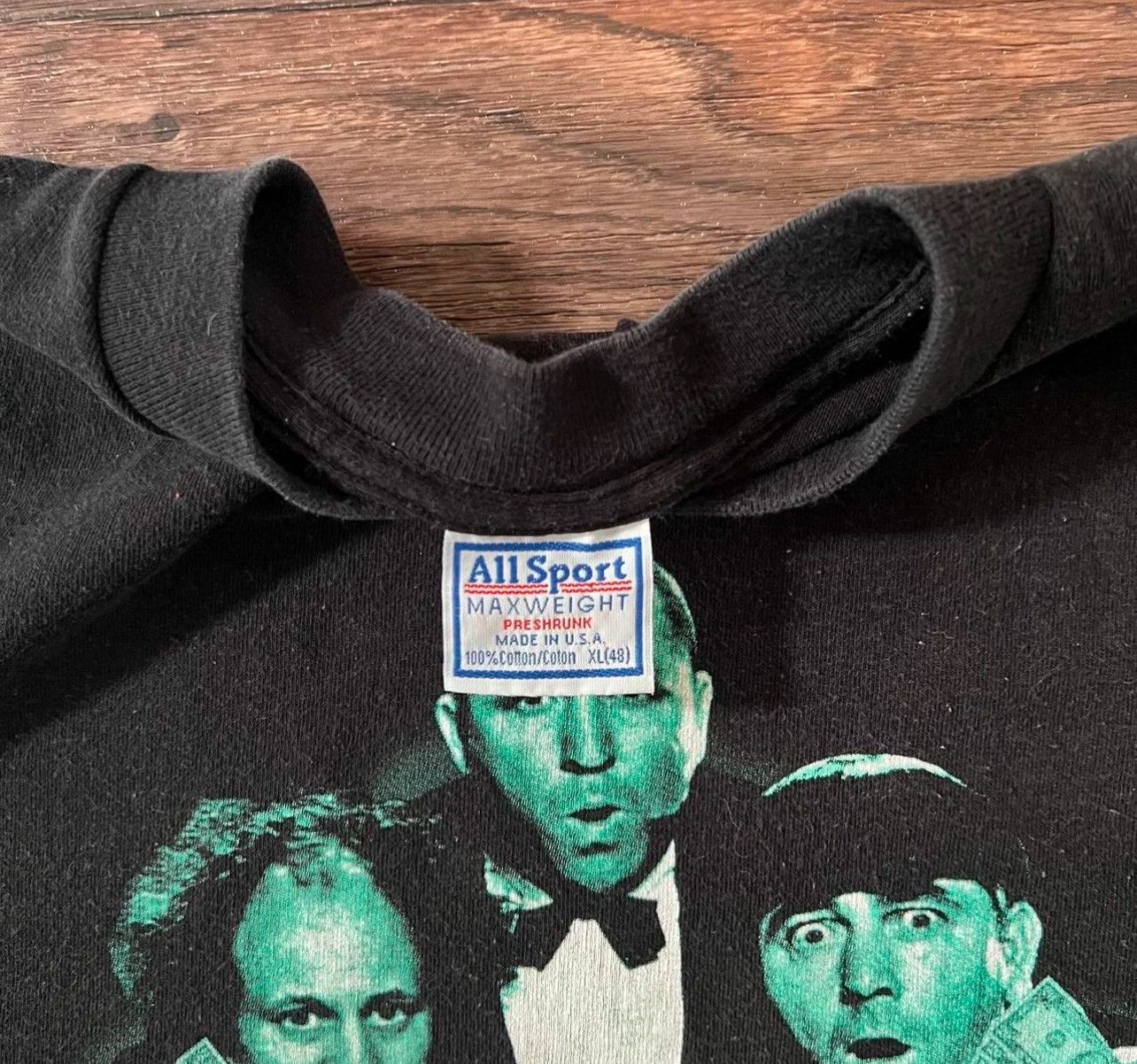 All Sport Vintage 1990s all sports single stitched three stooges Size US XL / EU 56 / 4 - 5 Thumbnail