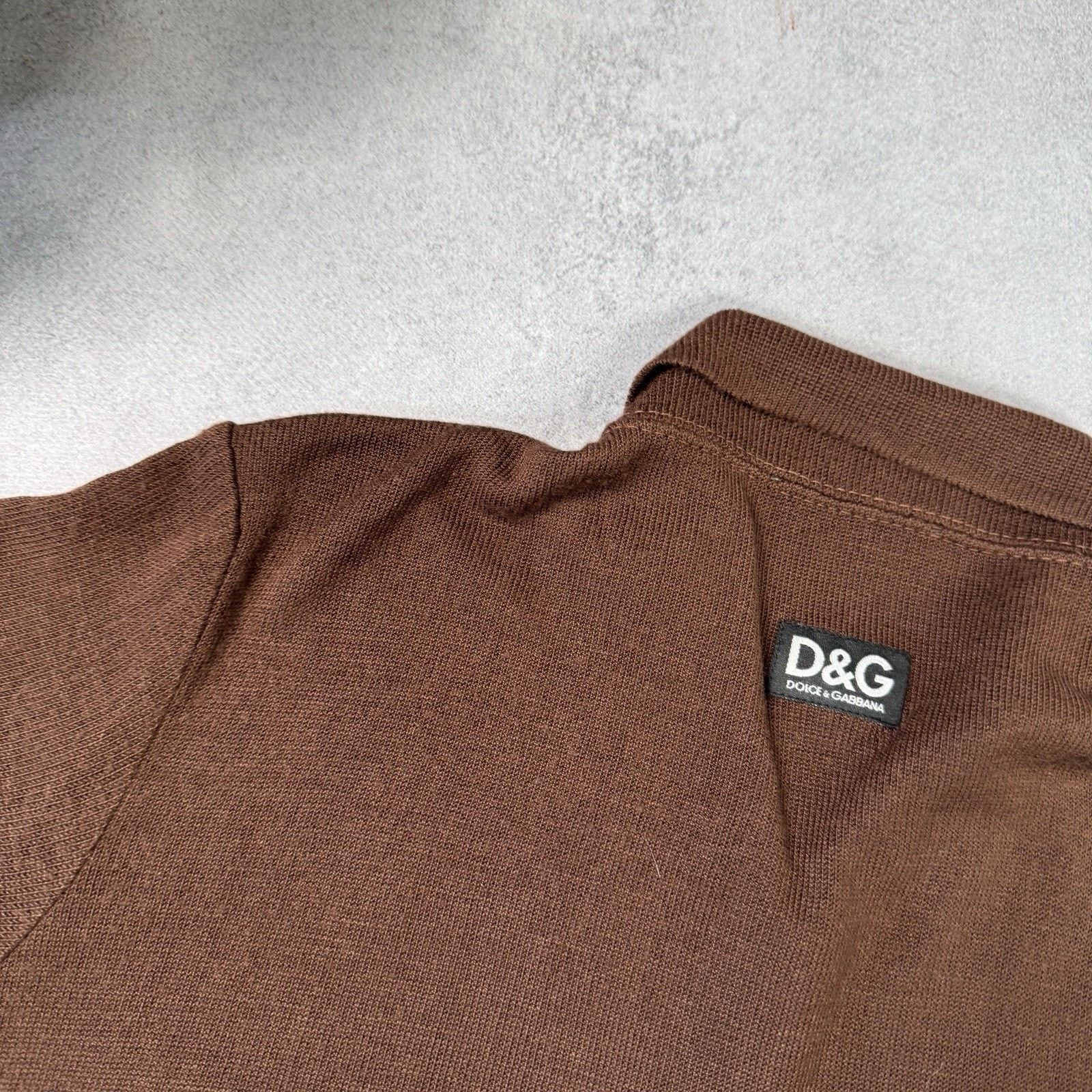Dolce & Gabbana Vintage Dolce Gabbana Women Brown Sweater Button Up Blouse Size S / US 4 / IT 40 - 16 Thumbnail