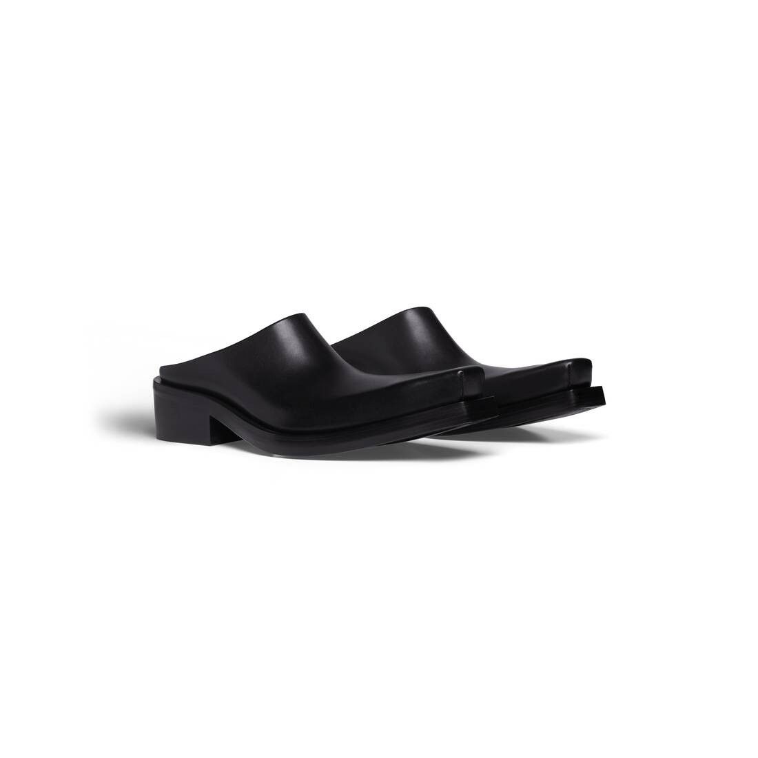 Balenciaga o1bcso1str1025 Santiago Mules in Black Size US 8 / EU 41 - 2 Thumbnail