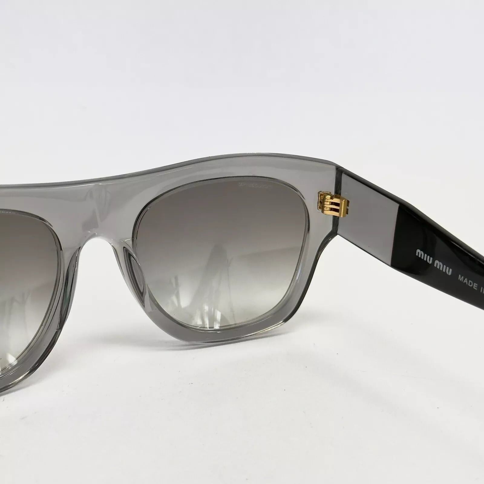 Miu Miu MIU MIU 05P ECLAT Chunky Rectangle Sunglasses MU05PS 05PS Size ONE SIZE - 5 Thumbnail