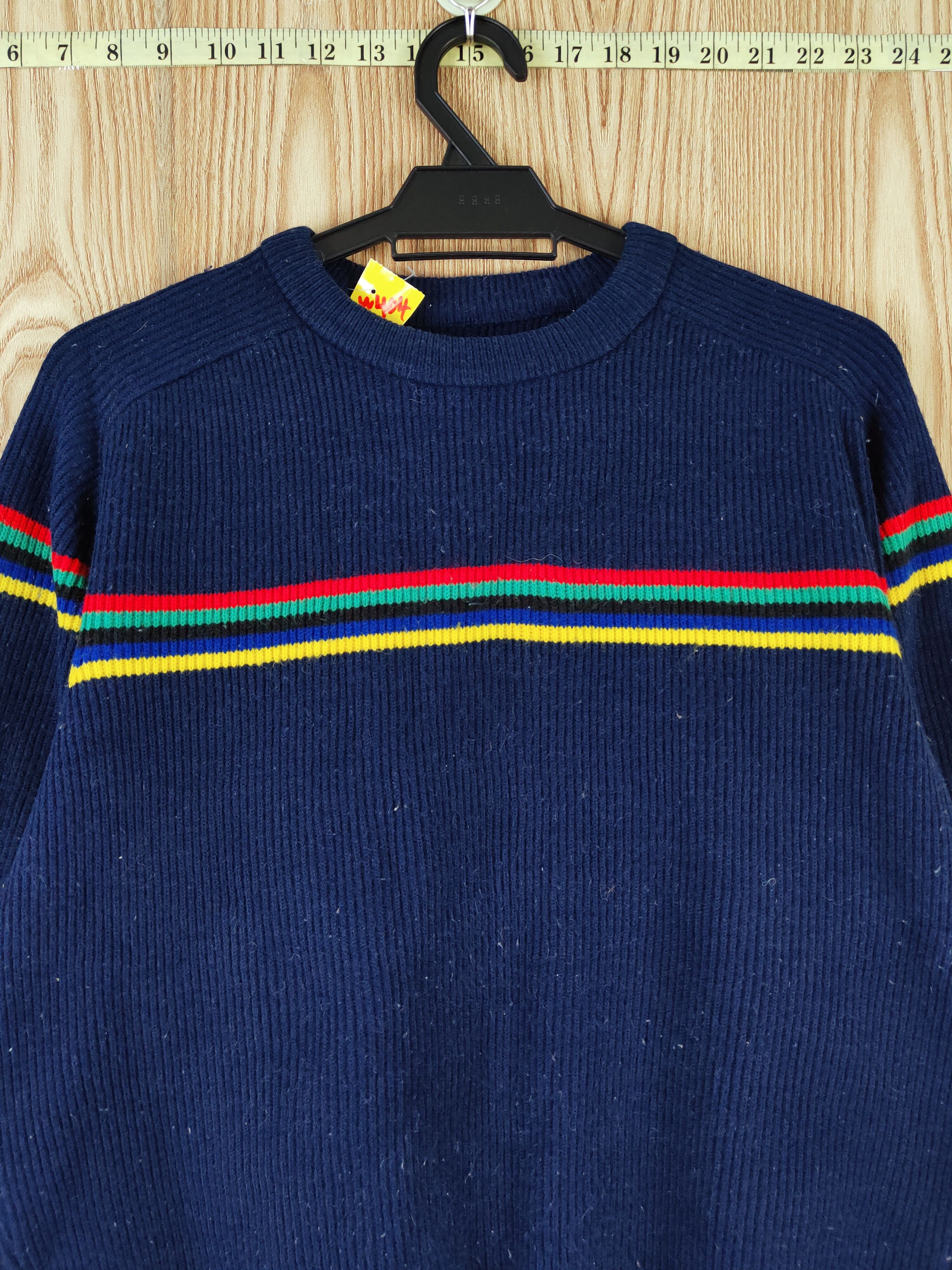 Japanese Brand × Vintage Japanese Brand Navy Knitwear Sweatshirts #W404 Size US L / EU 52-54 / 3 - 2 Thumbnail