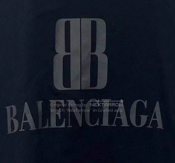 Balenciaga Balenciaga Logo Loose Short Sleeve T-Shirt Size US M / EU 48-50 / 2 - 3 Thumbnail