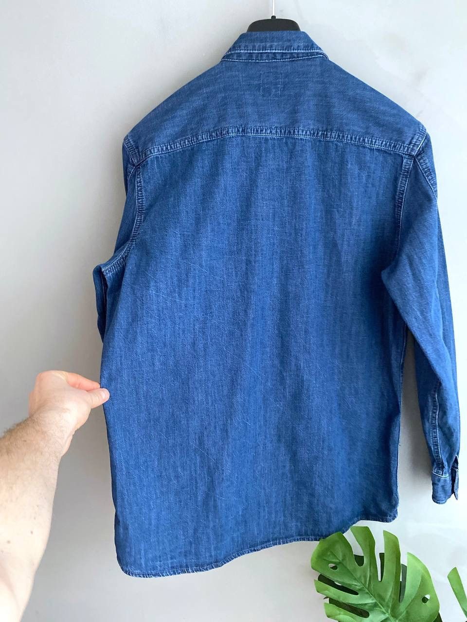 Boggi Boggi Milano Men's Blue Denim Shirt, Size M Size US M / EU 48-50 / 2 - 17 Thumbnail