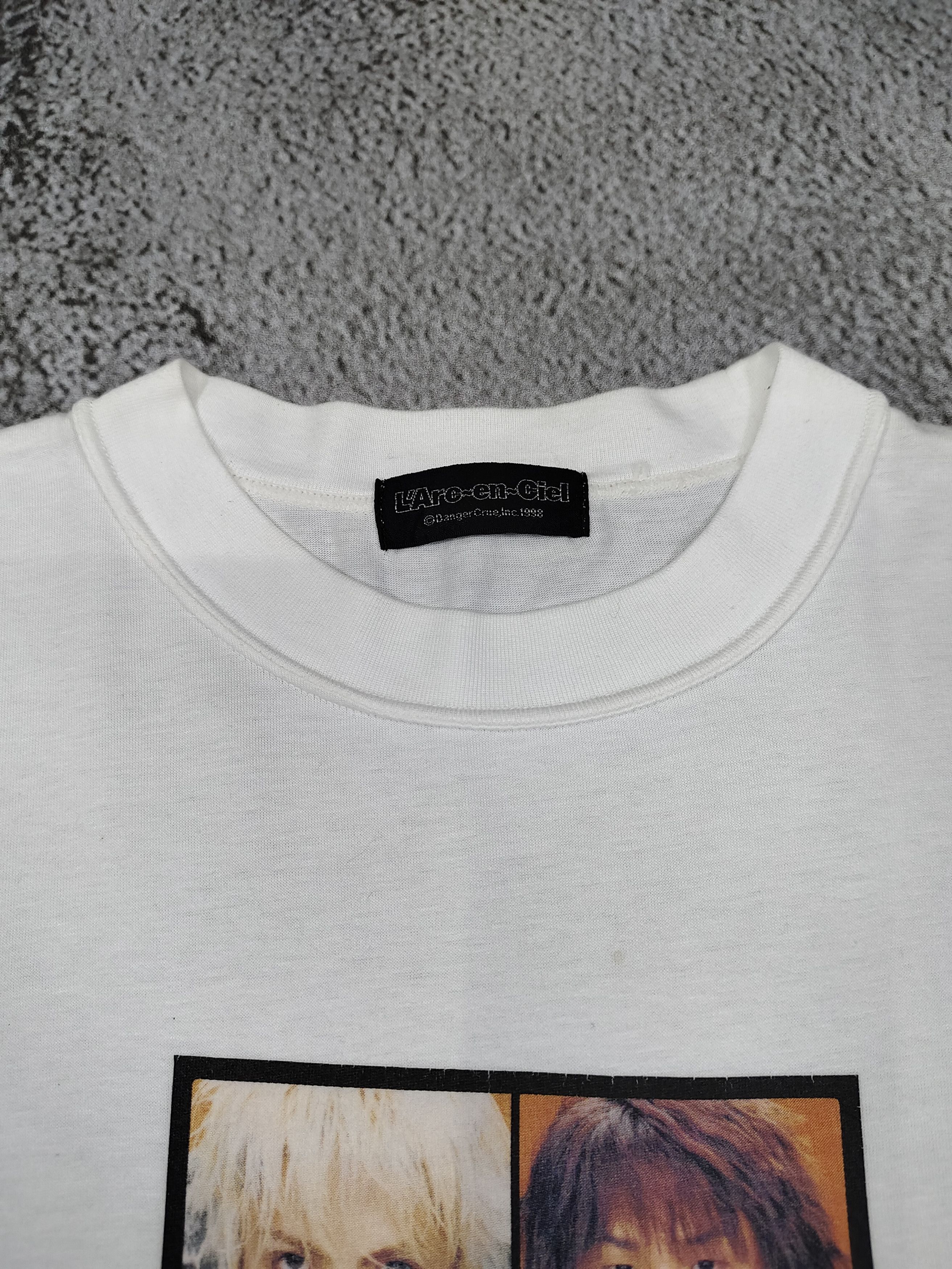 Band Tees 98 L'Arc en Ciel- Japanese Rock Vkei Band Photo Print Tshirt Size US M / EU 48-50 / 2 - 5 Thumbnail