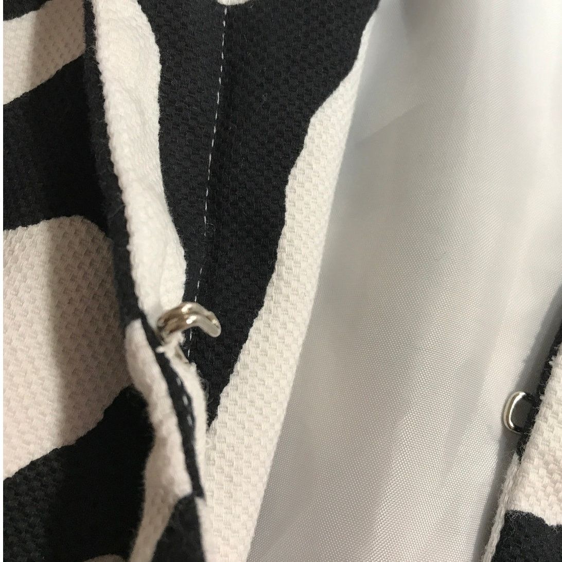 Other East 5th Avenue Black Zebra Print V-neck ¾ Sleeve Jacket L Size L / US 10 / IT 46 - 6 Thumbnail