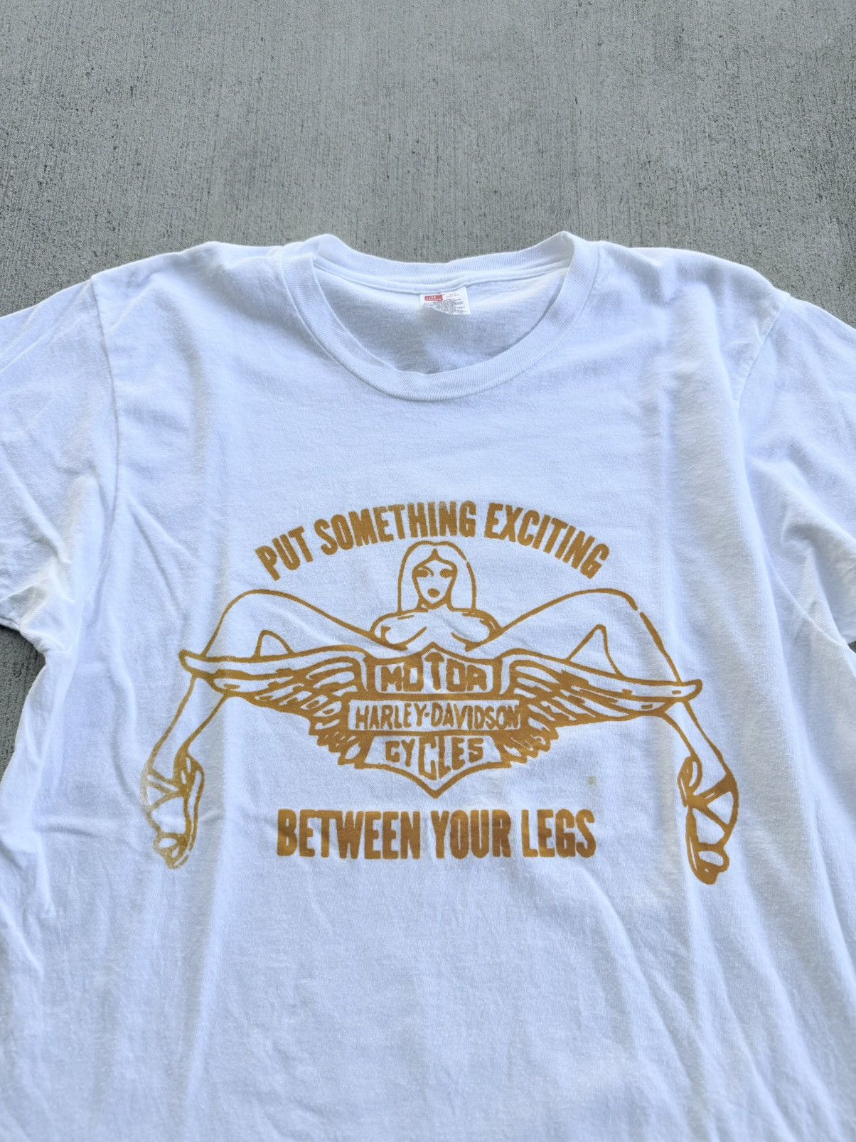 Harley Davidson Vintage Harley Davidson Something Exciting Between Your Legs Size US L / EU 52-54 / 3 - 1 Thumbnail