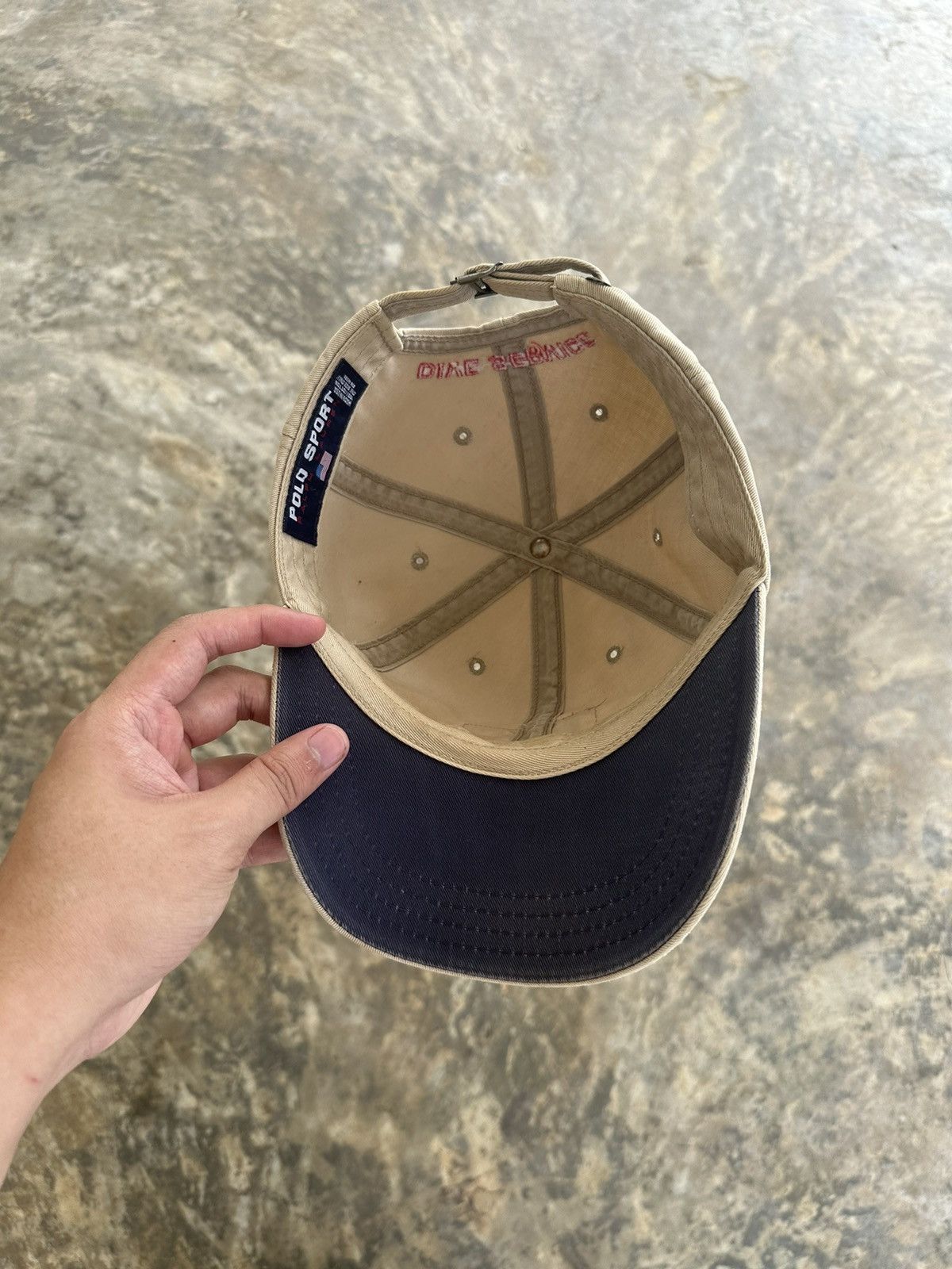 Polo Ralph Lauren × Vintage Vintage Polo Sport Charter Service Dive Service Hat Size ONE SIZE - 3 Thumbnail
