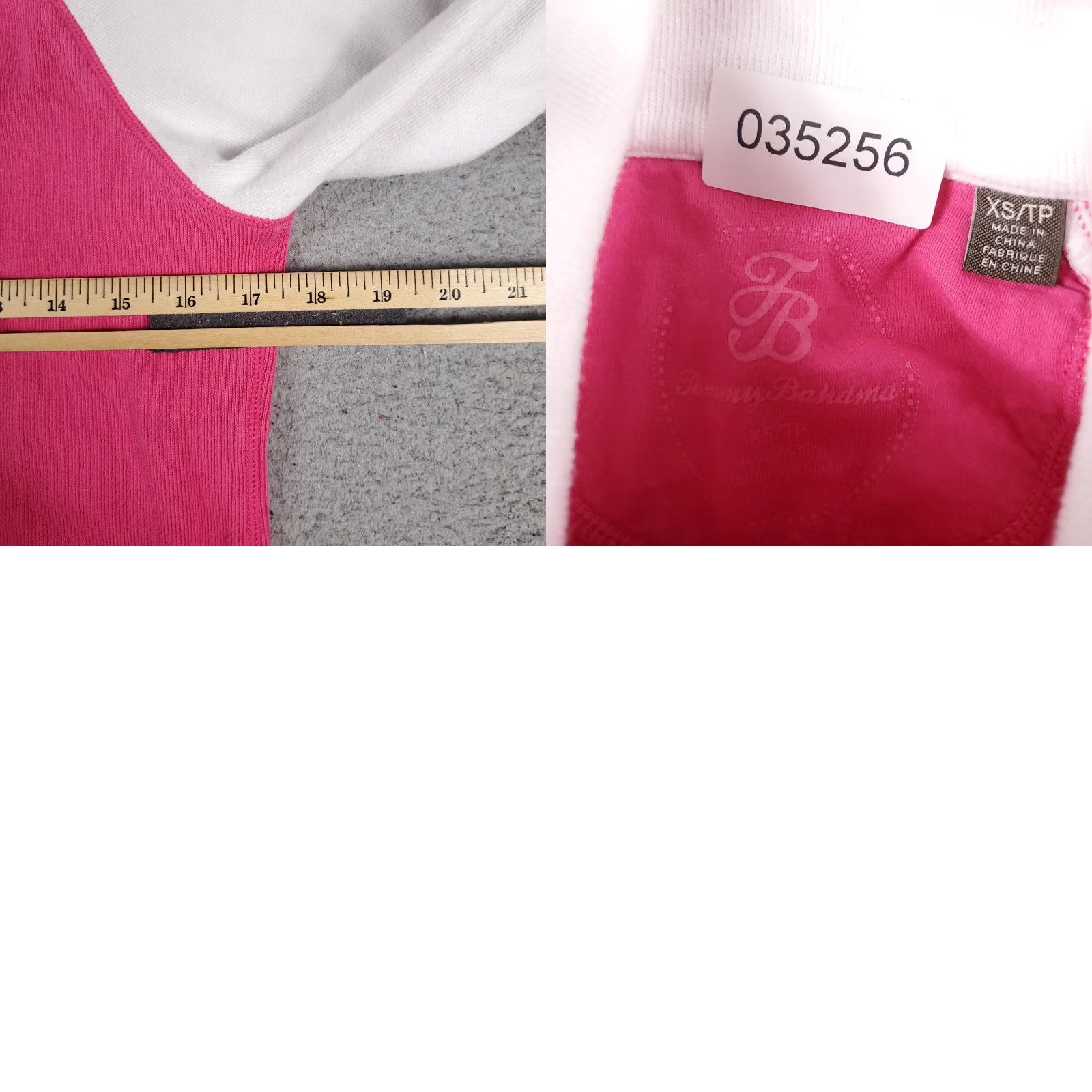 Tommy Bahama Tommy Bahama Sweater Womens XS Pink 1/4 Zip Pullover Cotton Blend Long Sleeve Mock Neck Womens Size XS / US 0-2 / IT 36-38 - 8 Thumbnail