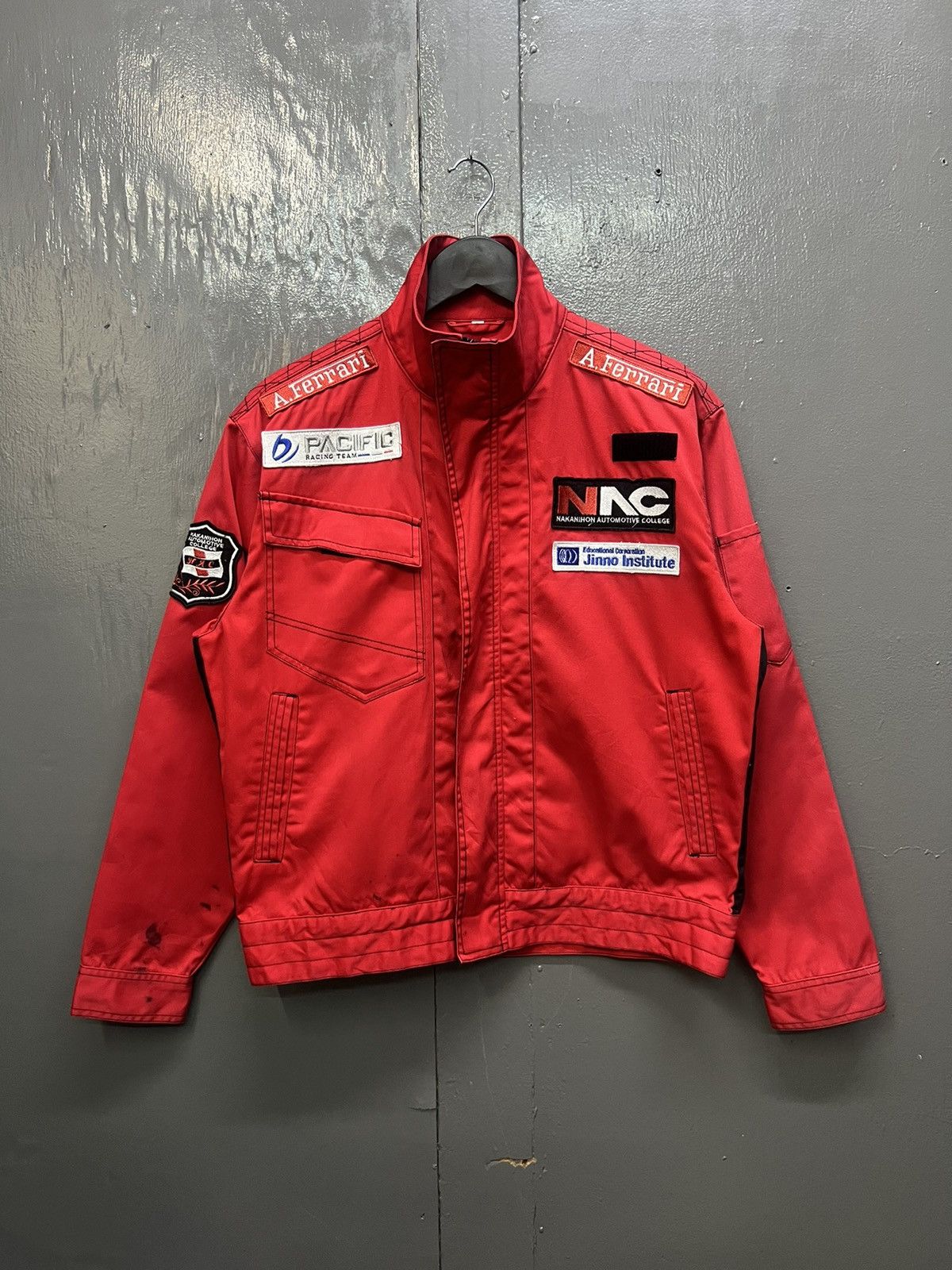 Japanese Brand Nakanihon Automotive College Workwear Jacket Size US L / EU 52-54 / 3 - 1 Thumbnail