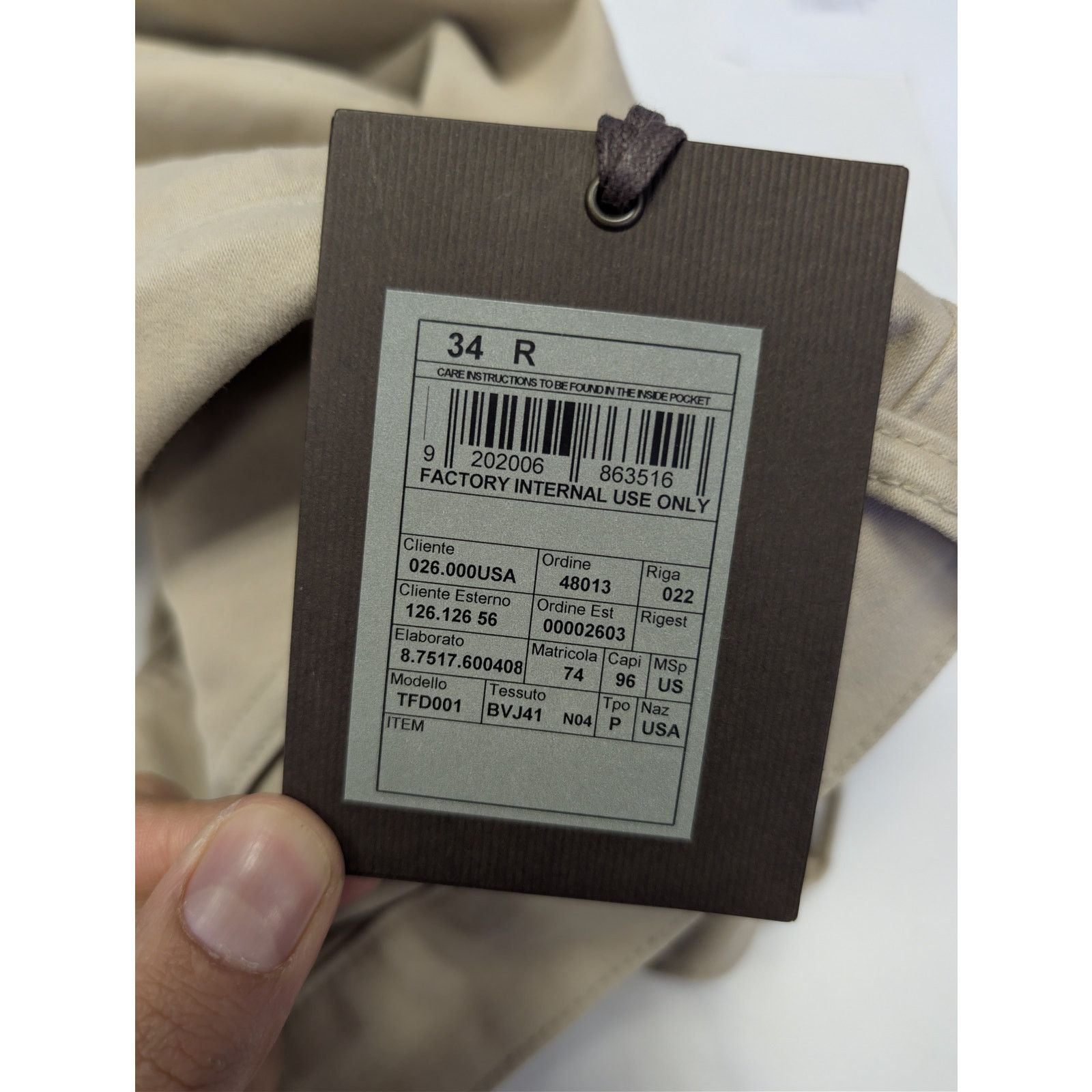 Tom Ford o1rshd1 Slim-Fit Denim Jeans in Camel Size US 34 / EU 50 - 22 Thumbnail
