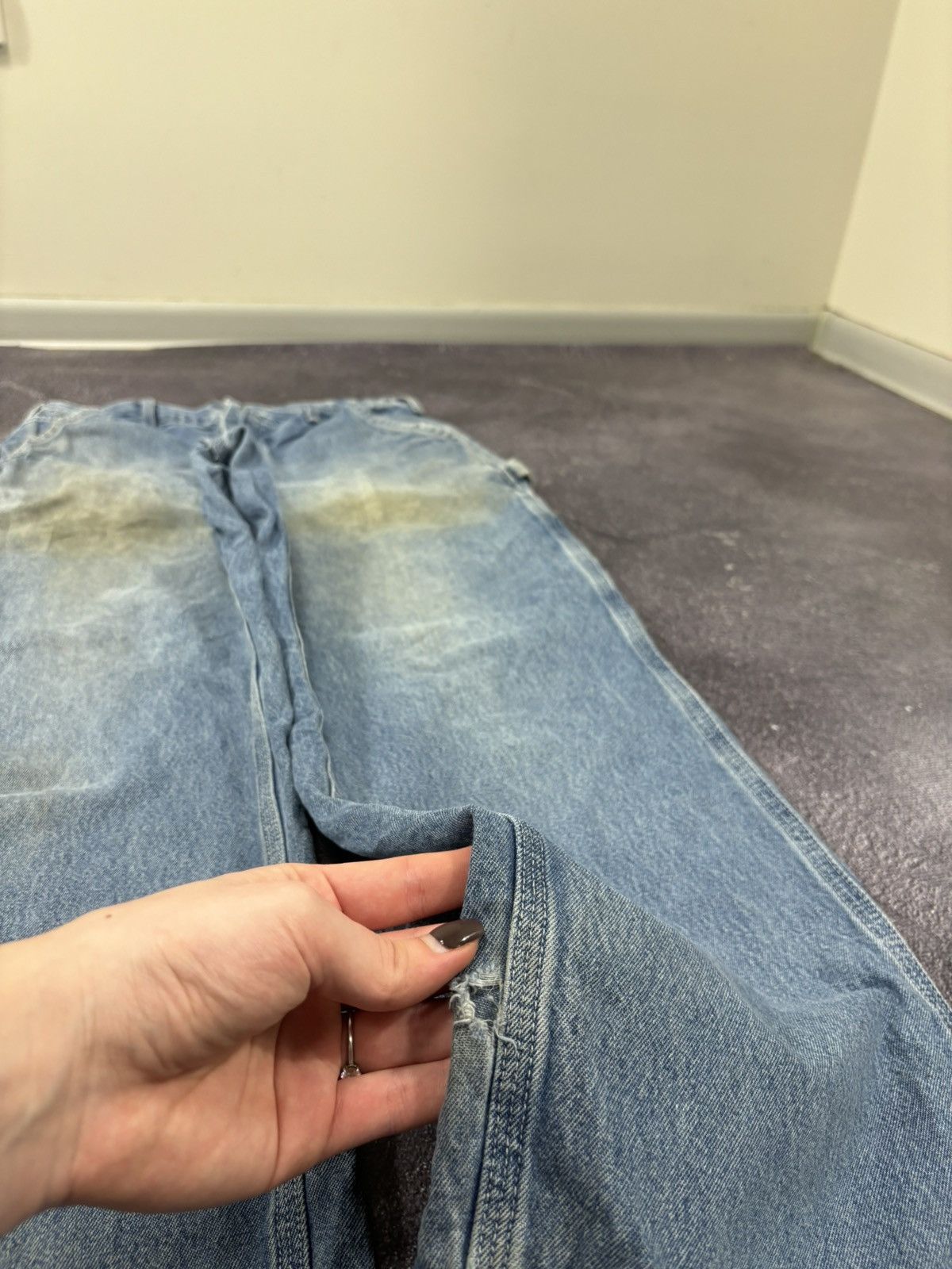 Carhartt Vintage Carhartt Original Dungaree Fit Y2K Work Baggy Jeans Size US 32 / EU 48 - 9 Thumbnail