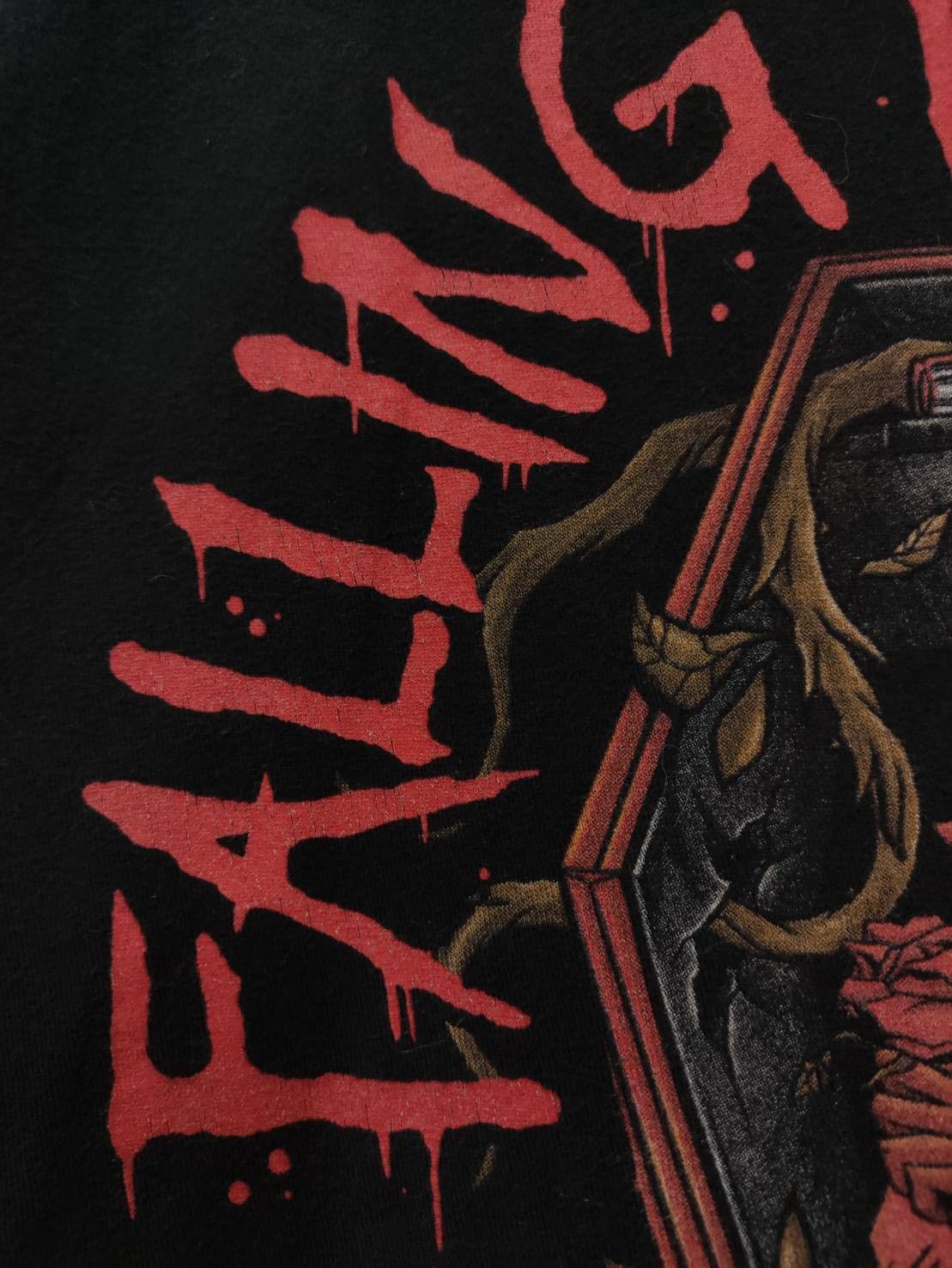Band Tees Falling In Reverse Band " I'm Not A Vampire Revamped " Size US M / EU 48-50 / 2 - 4 Thumbnail