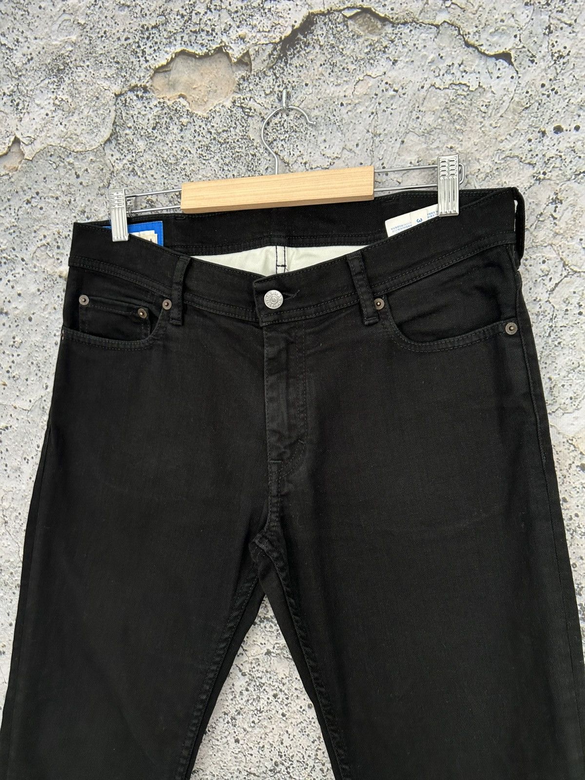 Acne Studios Acne Studios North Stay Black Designer Denim Pants Rare Size US 32 / EU 48 - 3 Thumbnail