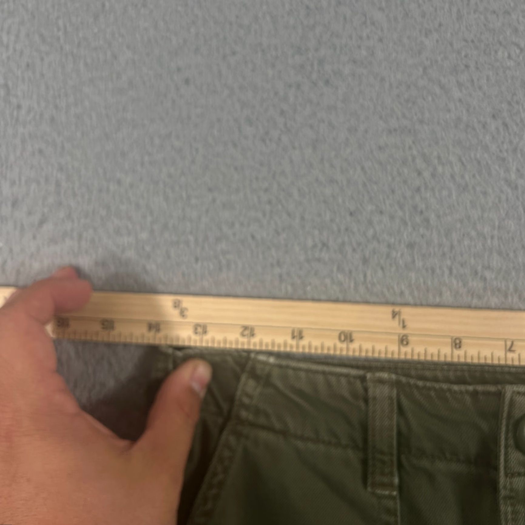 American Eagle Outfitters American Eagle Womens Utility Pants 2 Workwear Military Green Crop Size 26" / US 2 / IT 38 - 6 Thumbnail
