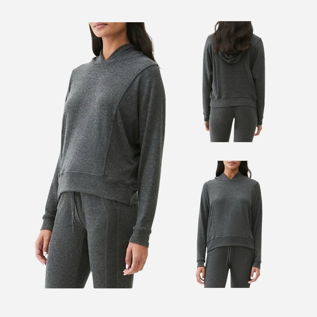 Michael Stars Michael Stars LA Emmy Gray Long Sleeve Hoodie Sz XS-S Size XS / US 0-2 / IT 36-38 - 2 Thumbnail
