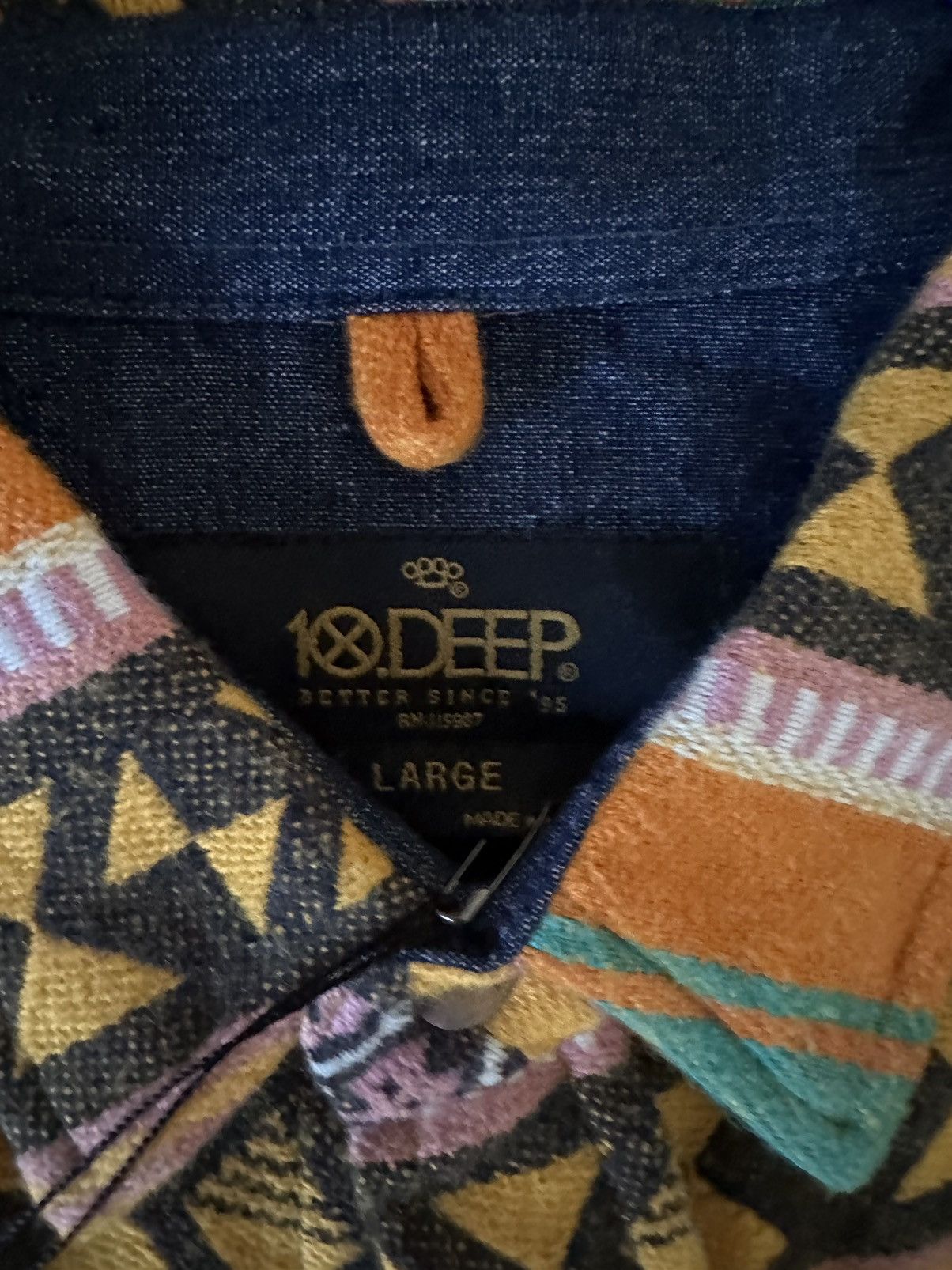 10 Deep 10 Deep Aztec Button Up Size US L / EU 52-54 / 3 - 2 Thumbnail