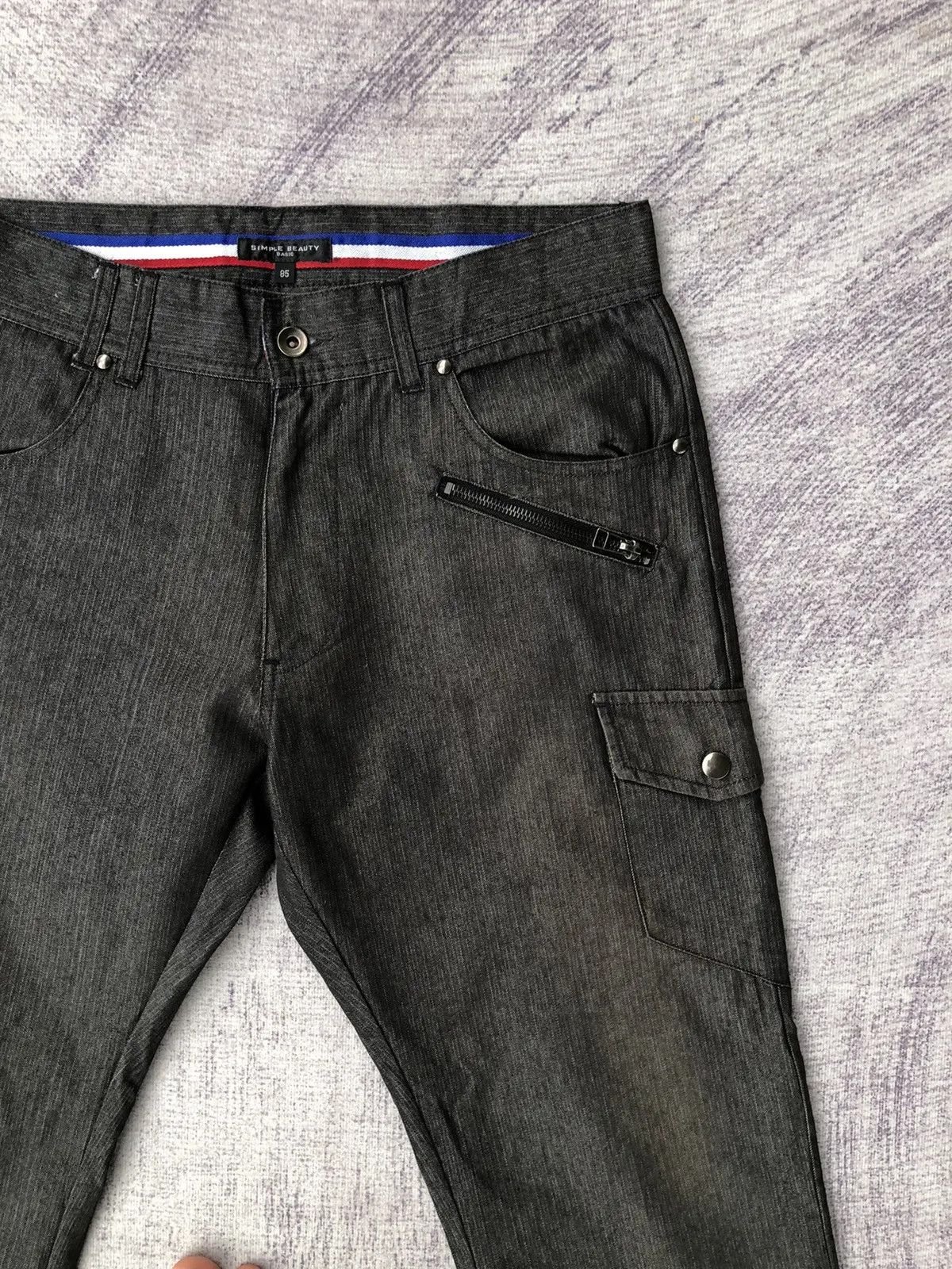 Beauty Beast × Japanese Brand × Vintage Cargo Pants Simple Beauty 6 Pockets Tactical Utility Size US 31 - 6 Thumbnail