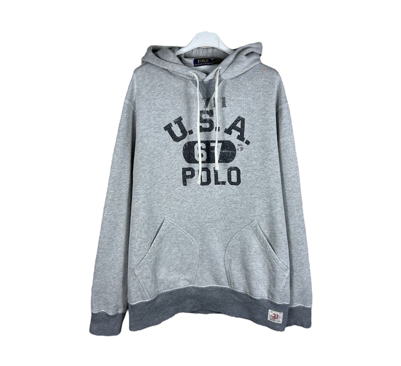 Polo Ralph Lauren Polo Ralph Lauren USA America six seven 67 logo hoodie Size US L / EU 52-54 / 3 - 2 Thumbnail