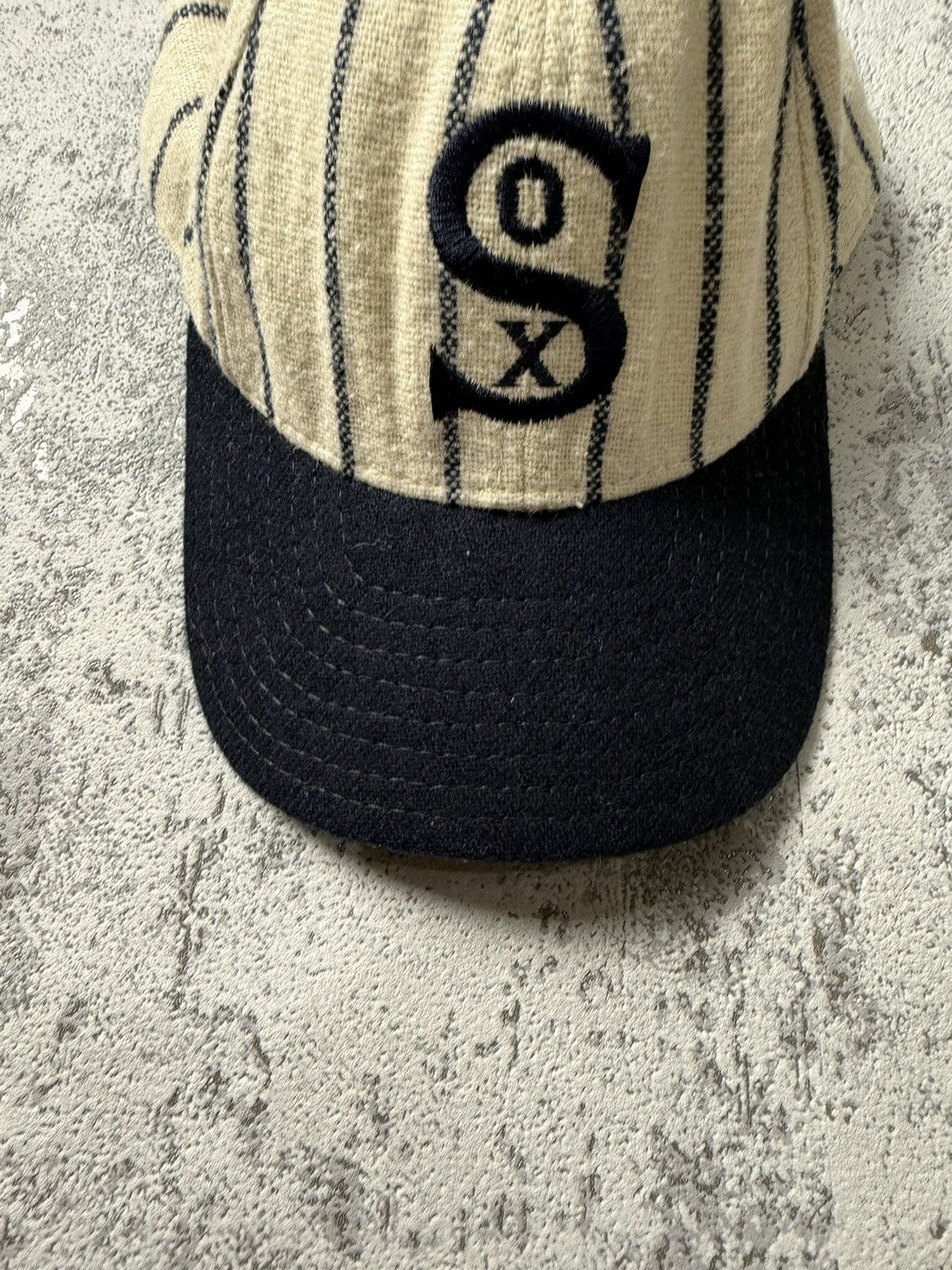 American Needle VTG 90s Chicago White Sox American Needle Fitted Hat Cap USA Size ONE SIZE - 5 Thumbnail
