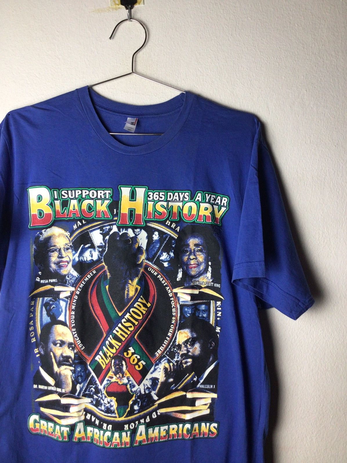 Rap Tees × Vintage Black History 00's Dr.Martin,Malcolm X Size US XL / EU 56 / 4 - 1 Thumbnail