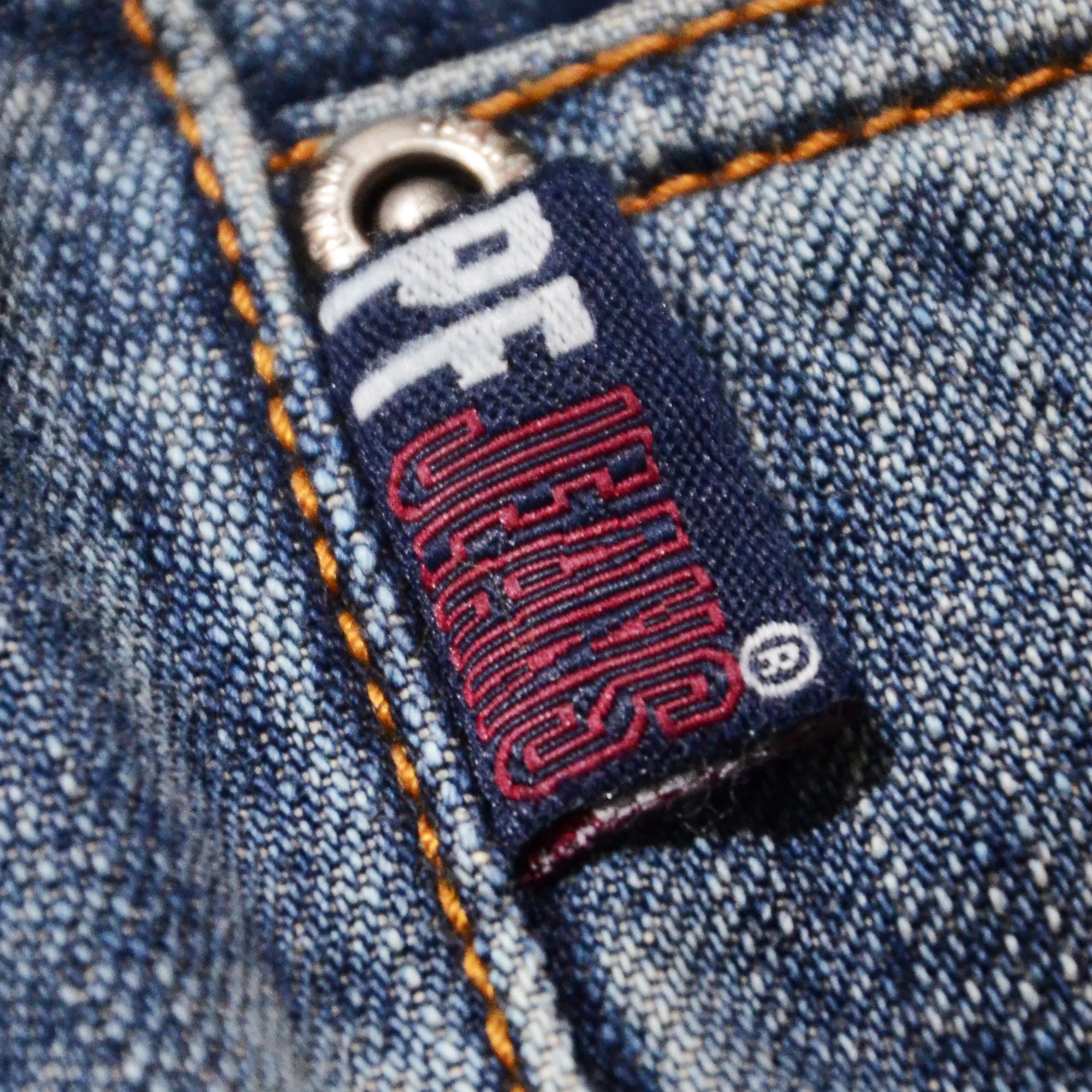 Phat Farm [Stain on buttock] Loose Fit Scratches & Patches 90s Hiphop Size US 34 / EU 50 - 7 Thumbnail