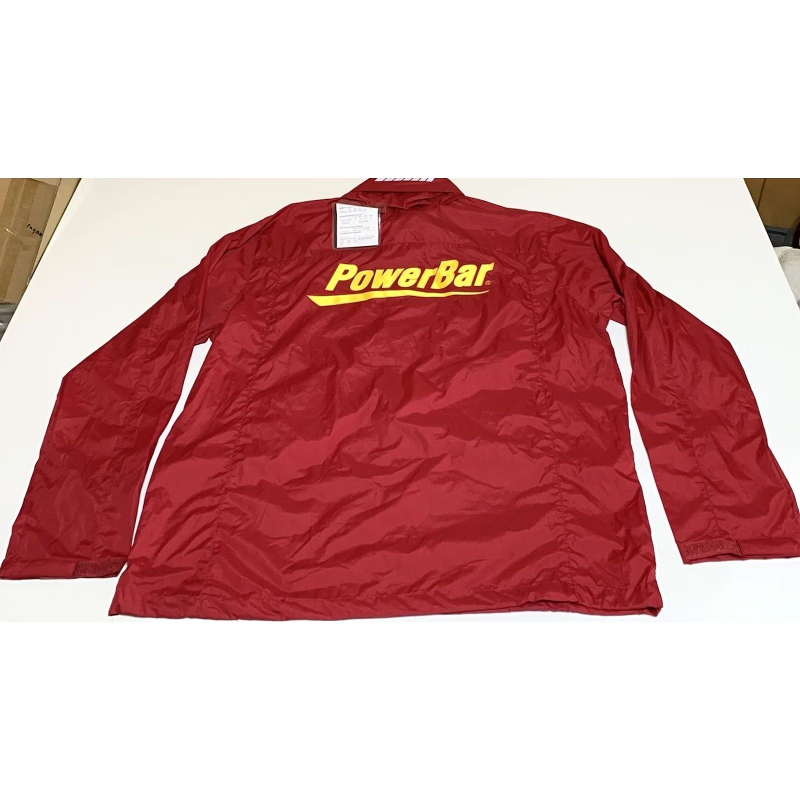 Vintage Vantage Windbreaker Seattle Aquarium Powerbar Light Weight Red NWT Large Mens Size US L / EU 52-54 / 3 - 3 Thumbnail