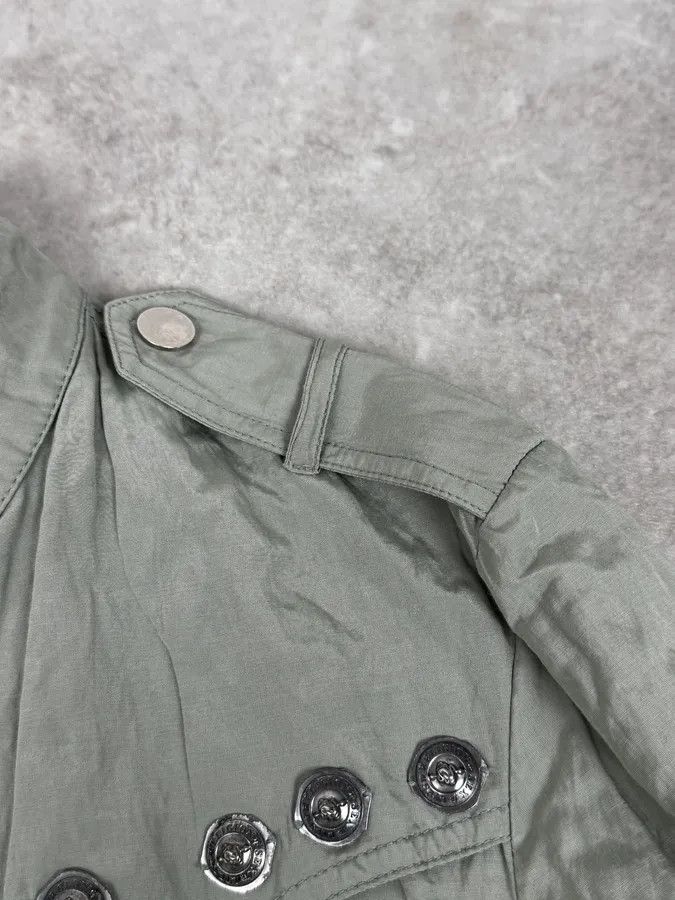 John Richmond 2000s John Richmond Faded Green Multi-Pocket Technical Light Jacket Size US S / EU 44-46 / 1 - 10 Thumbnail