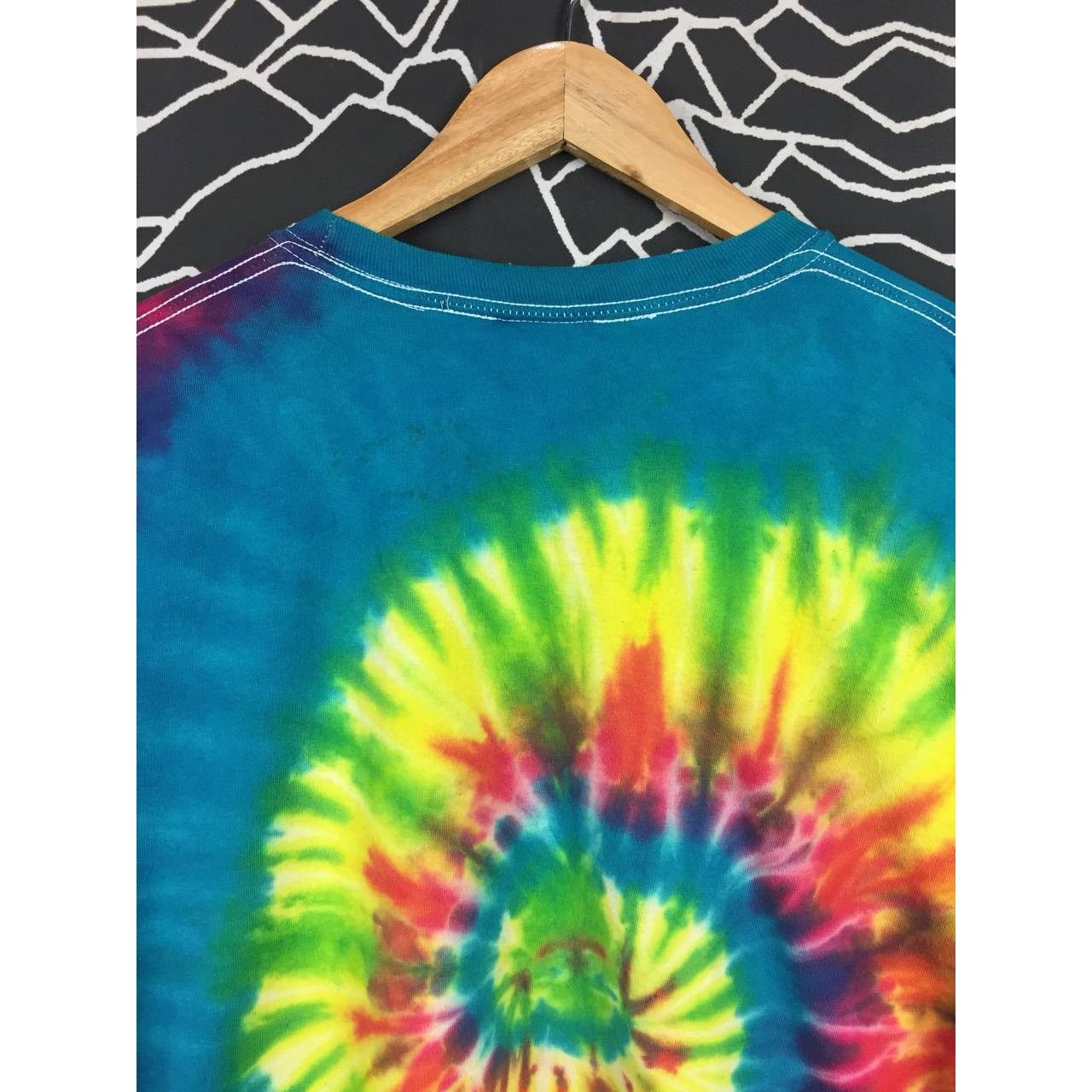 Vintage Trippy Tie-Dye Spiral Psychedelic Hippie Longsleeve Tee Size US XL / EU 56 / 4 - 6 Thumbnail