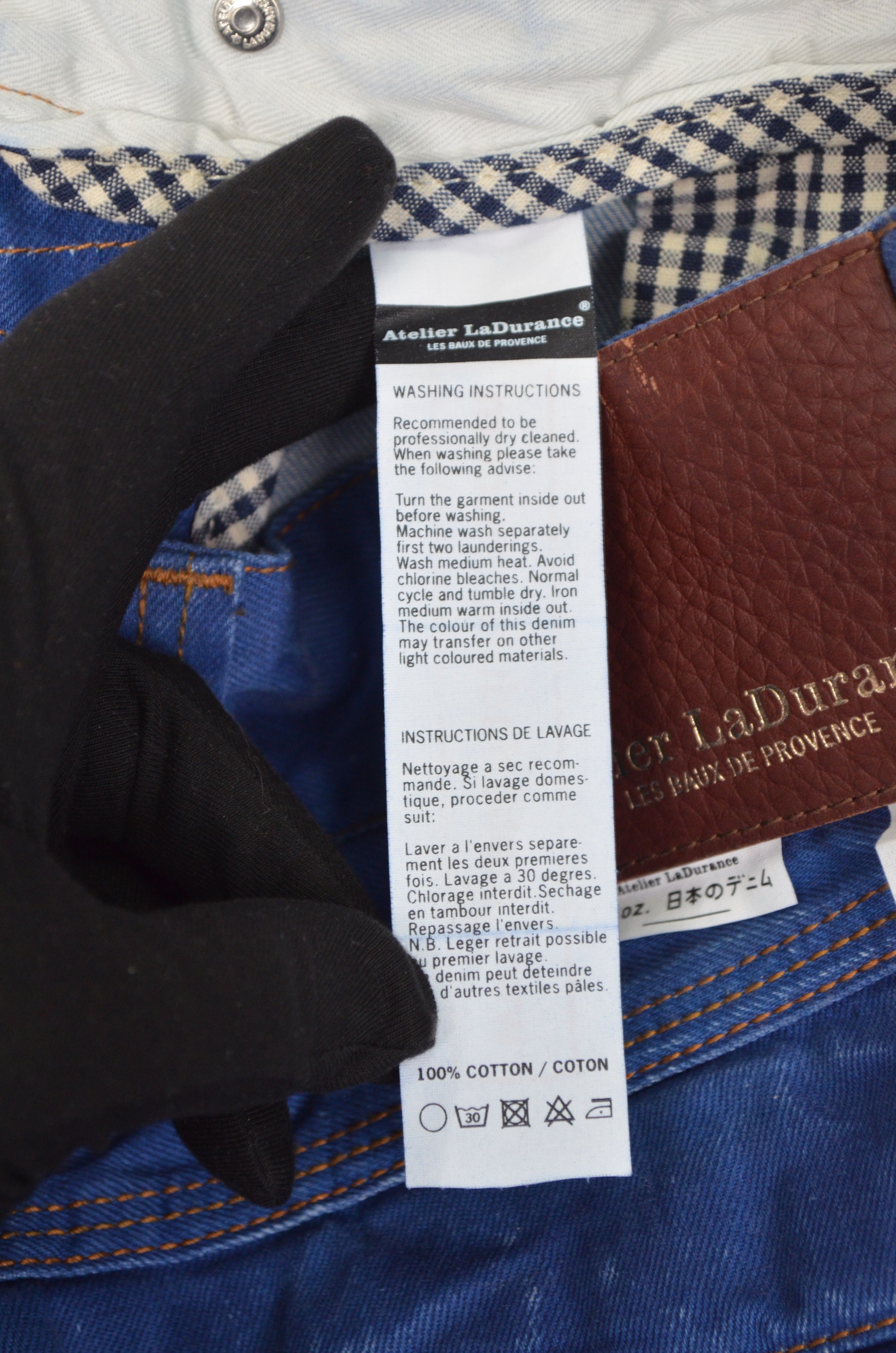 Atelier La Durance × Designer × Japanese Brand Atelier LaDurance Royston Chino Japanese Blue 12 1/2oz Jeans Size US 32 / EU 48 - 14 Thumbnail