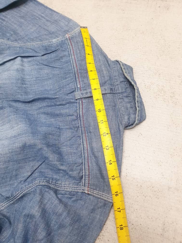 Japanese Brand Simplicite plus salvedge design chambray shirt Size US M / EU 48-50 / 2 - 6 Thumbnail